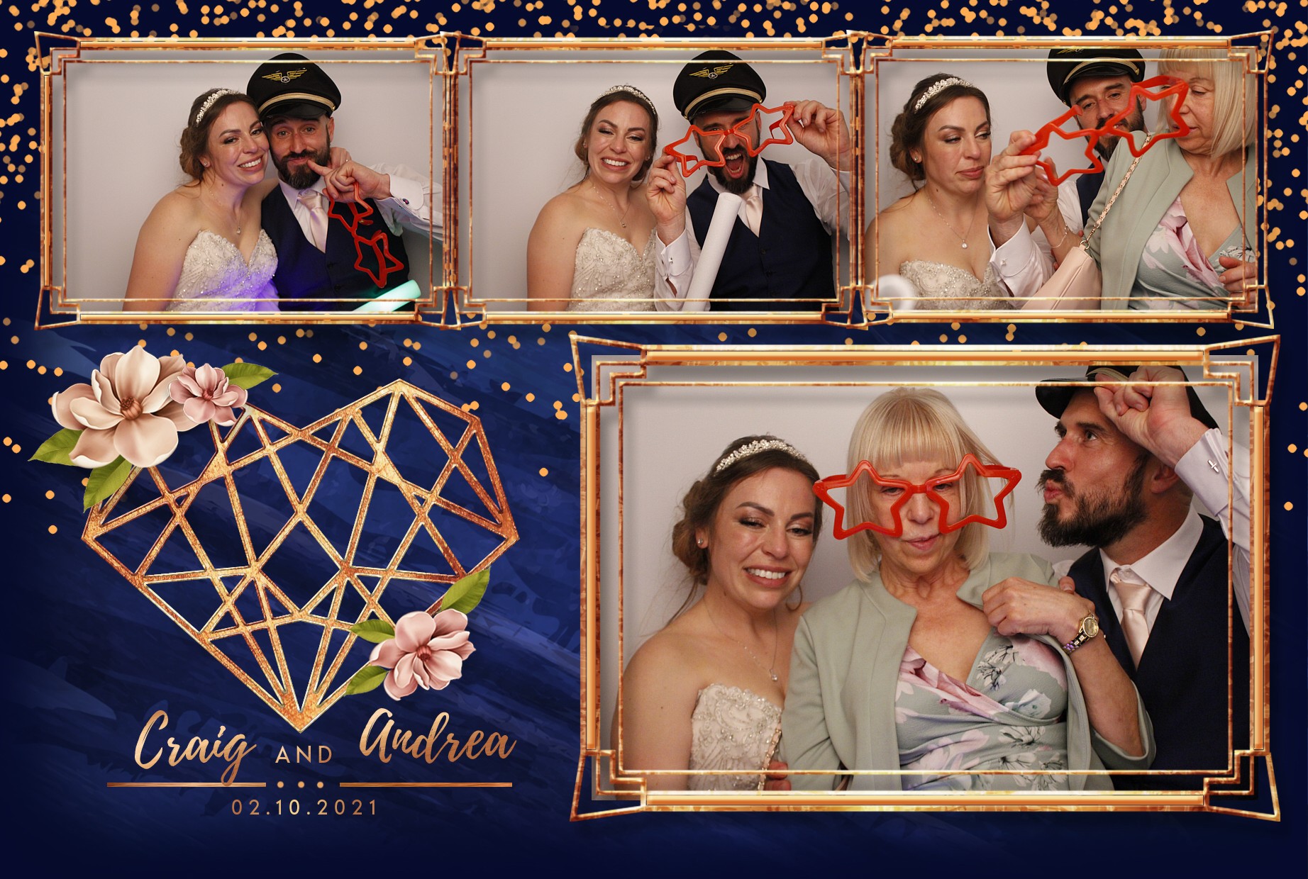 Craig and Andrea's Wedding  | View more photos from the event at gallery.myphotoboothexperience.co.uk/u/MyPhotoBoothExperienceLtd/Craig-and-Andreas-Wedding