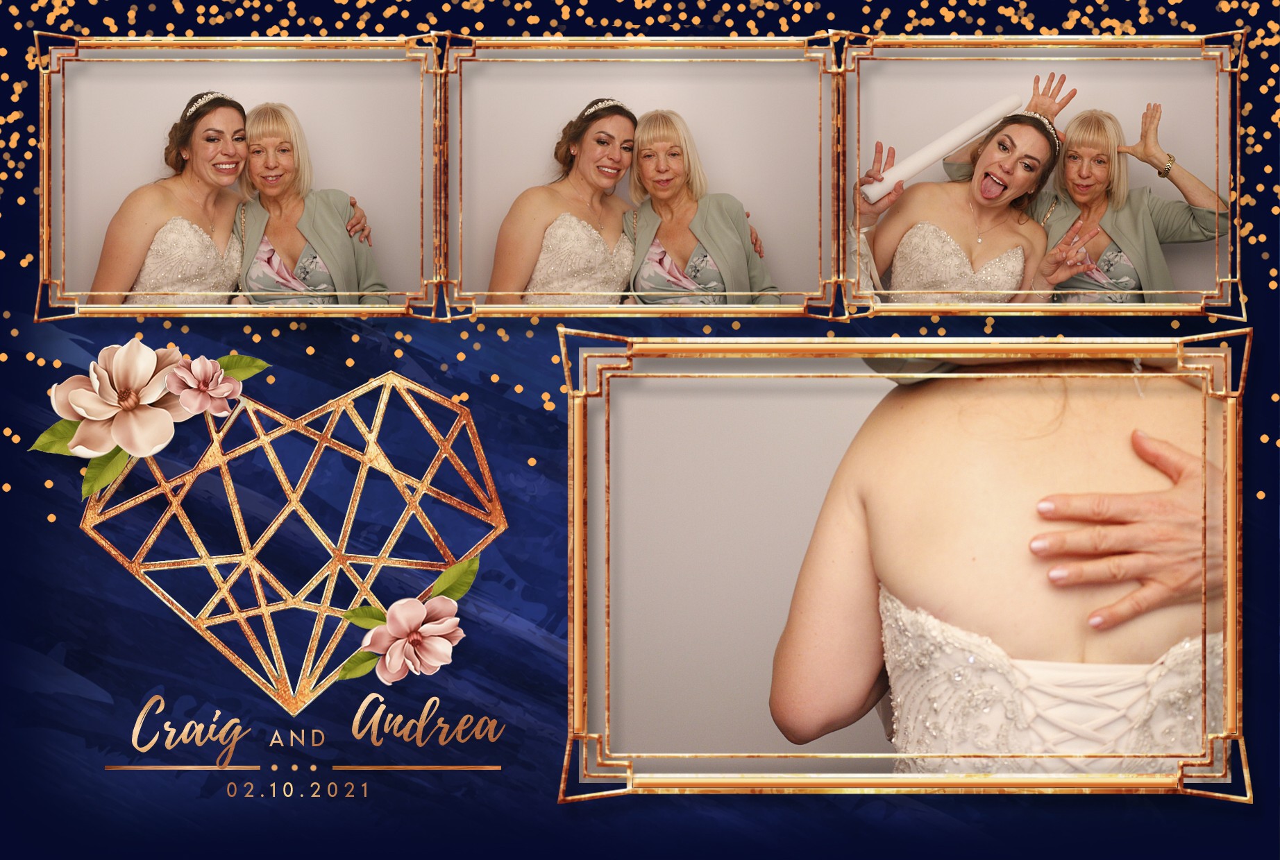 Craig and Andrea's Wedding  | View more photos from the event at gallery.myphotoboothexperience.co.uk/u/MyPhotoBoothExperienceLtd/Craig-and-Andreas-Wedding