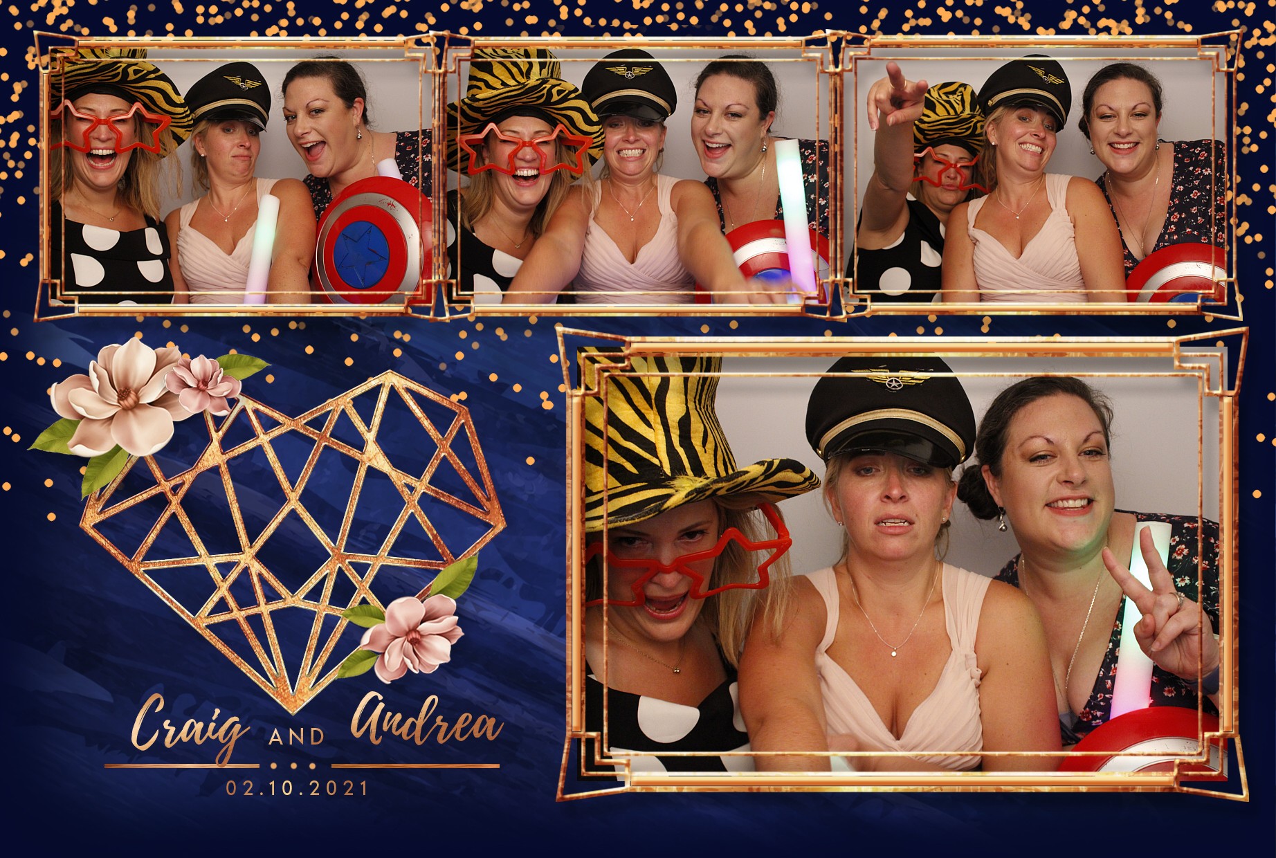 Craig and Andrea's Wedding  | View more photos from the event at gallery.myphotoboothexperience.co.uk/u/MyPhotoBoothExperienceLtd/Craig-and-Andreas-Wedding
