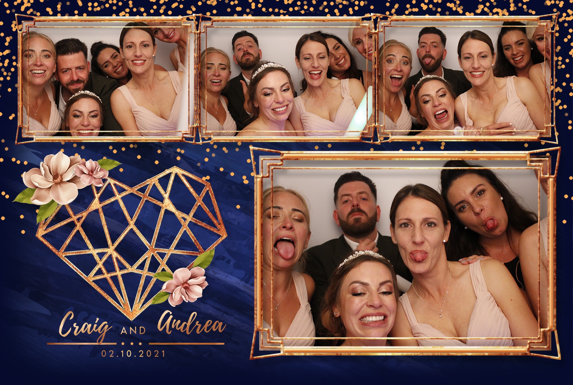 Craig and Andrea's Wedding  | View more photos from the event at gallery.myphotoboothexperience.co.uk/u/MyPhotoBoothExperienceLtd/Craig-and-Andreas-Wedding