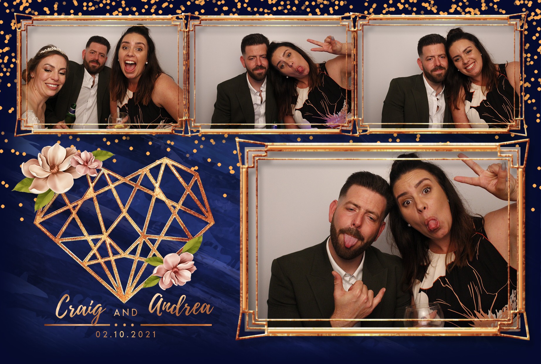Craig and Andrea's Wedding  | View more photos from the event at gallery.myphotoboothexperience.co.uk/u/MyPhotoBoothExperienceLtd/Craig-and-Andreas-Wedding