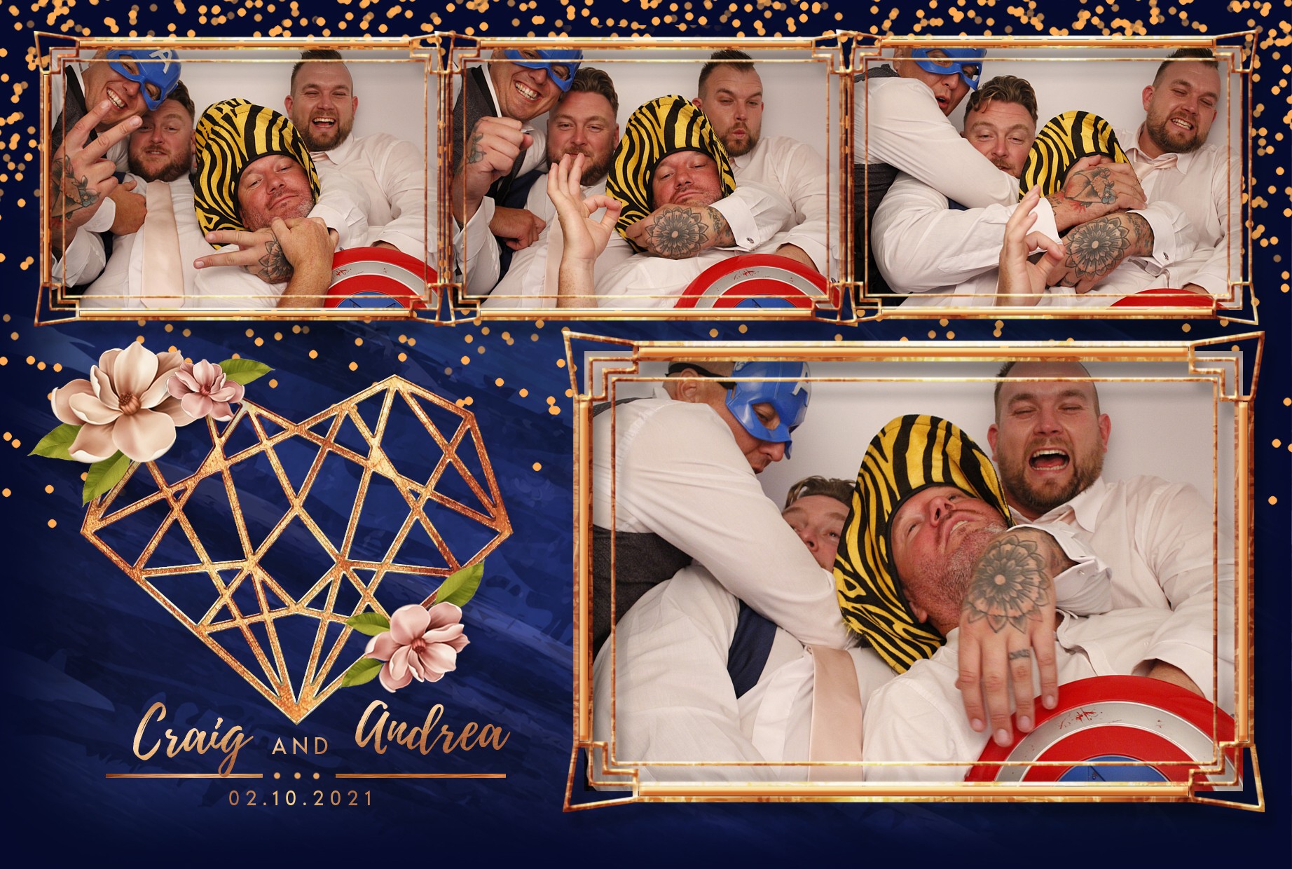 Craig and Andrea's Wedding  | View more photos from the event at gallery.myphotoboothexperience.co.uk/u/MyPhotoBoothExperienceLtd/Craig-and-Andreas-Wedding