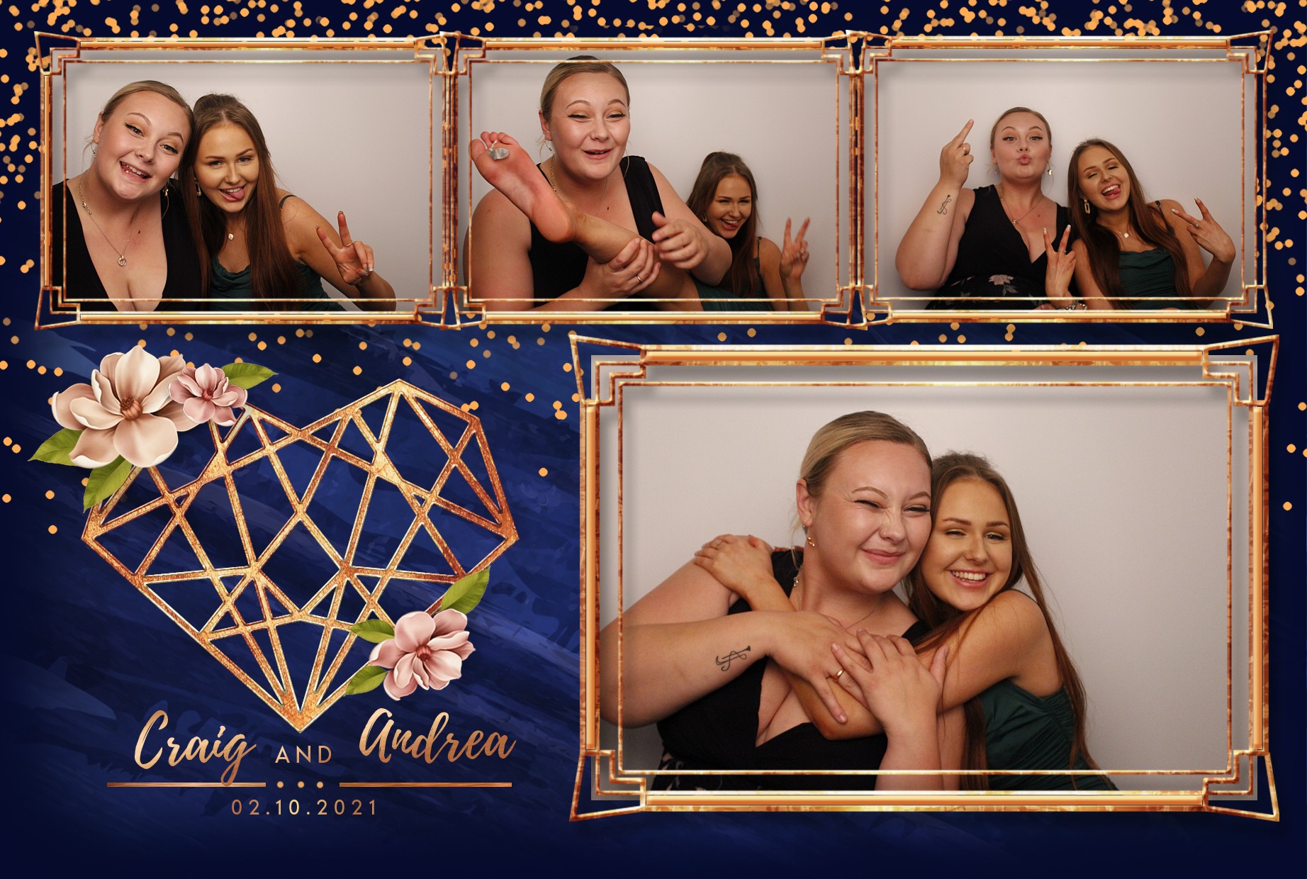 Craig and Andrea's Wedding  | View more photos from the event at gallery.myphotoboothexperience.co.uk/u/MyPhotoBoothExperienceLtd/Craig-and-Andreas-Wedding