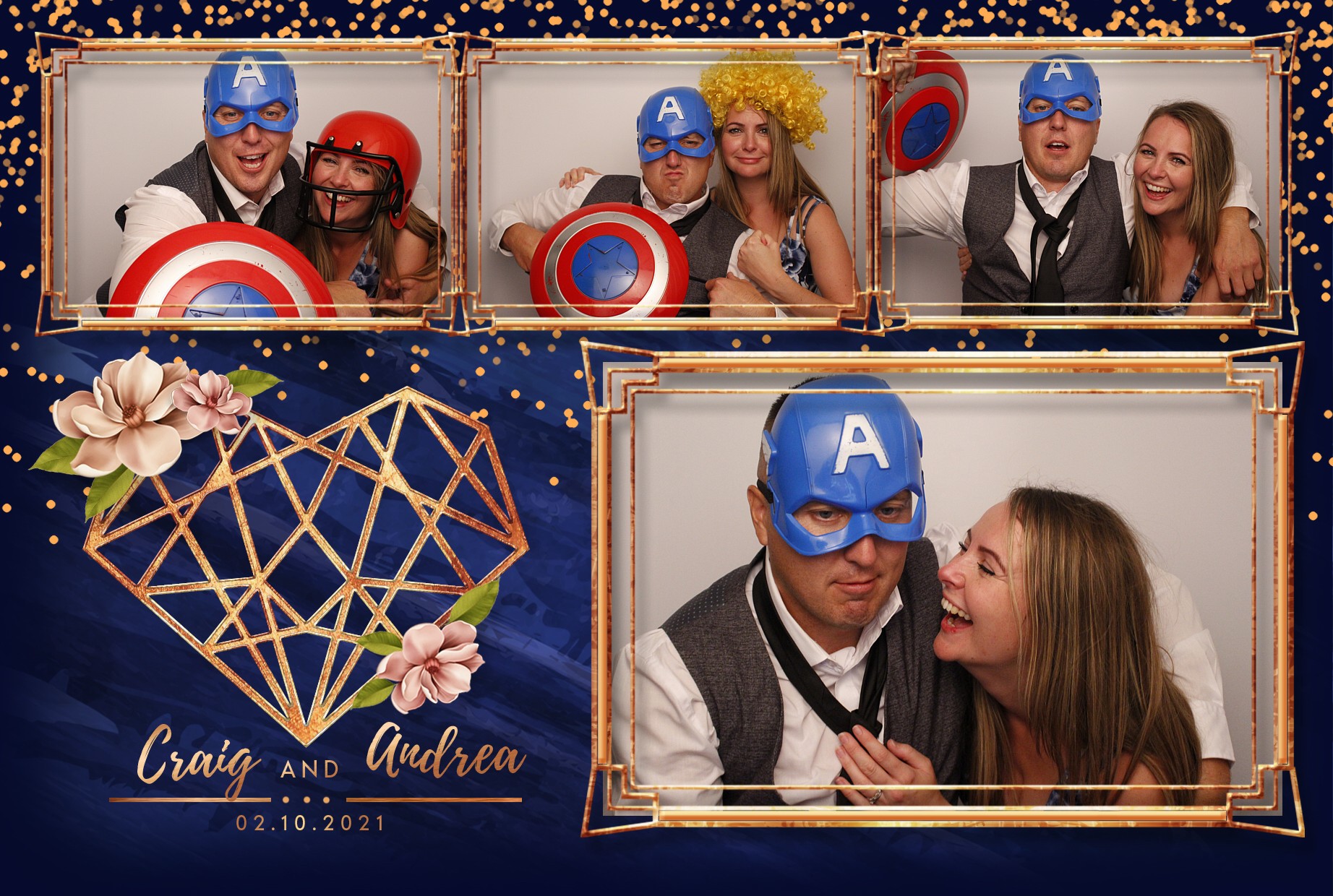 Craig and Andrea's Wedding  | View more photos from the event at gallery.myphotoboothexperience.co.uk/u/MyPhotoBoothExperienceLtd/Craig-and-Andreas-Wedding