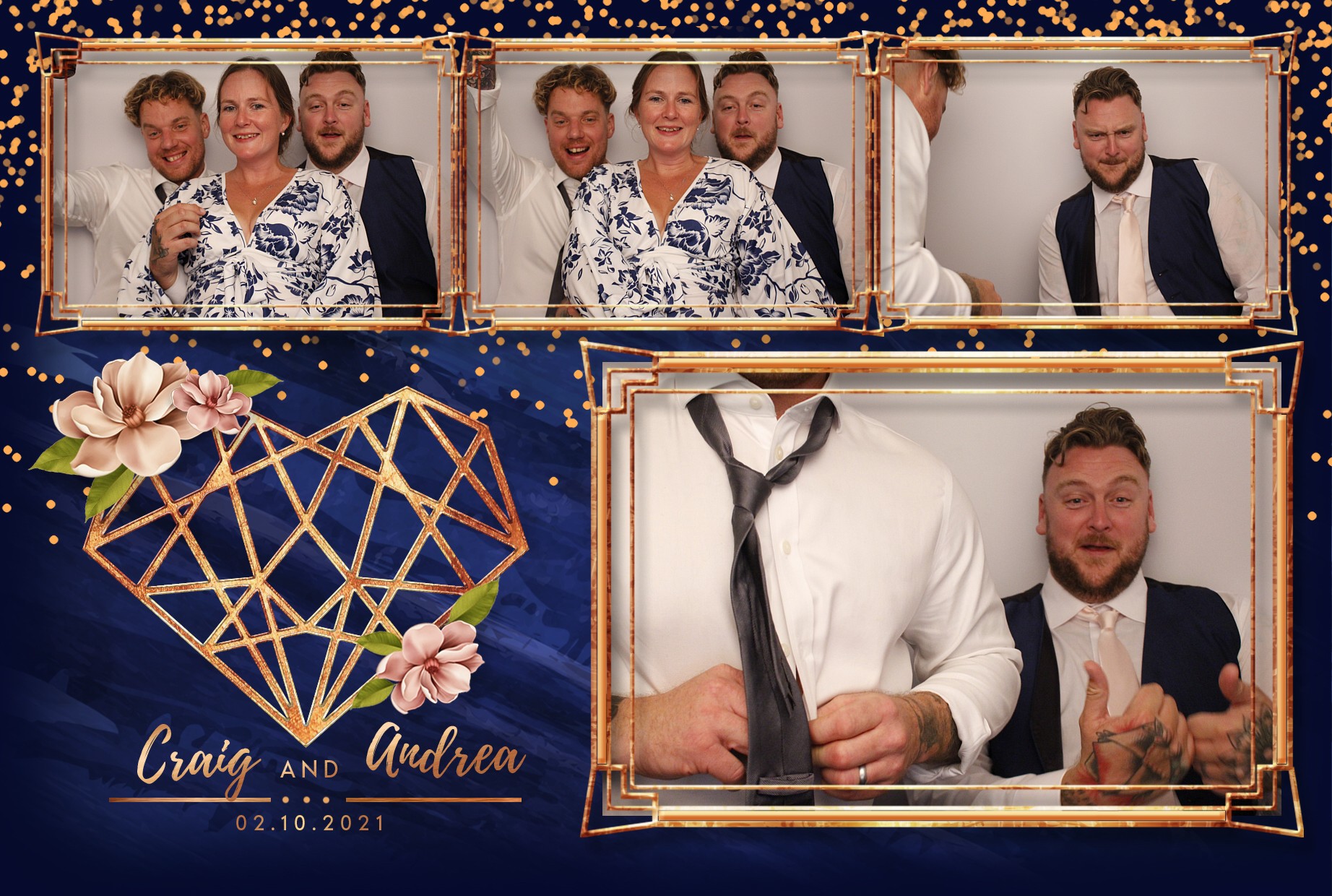 Craig and Andrea's Wedding  | View more photos from the event at gallery.myphotoboothexperience.co.uk/u/MyPhotoBoothExperienceLtd/Craig-and-Andreas-Wedding
