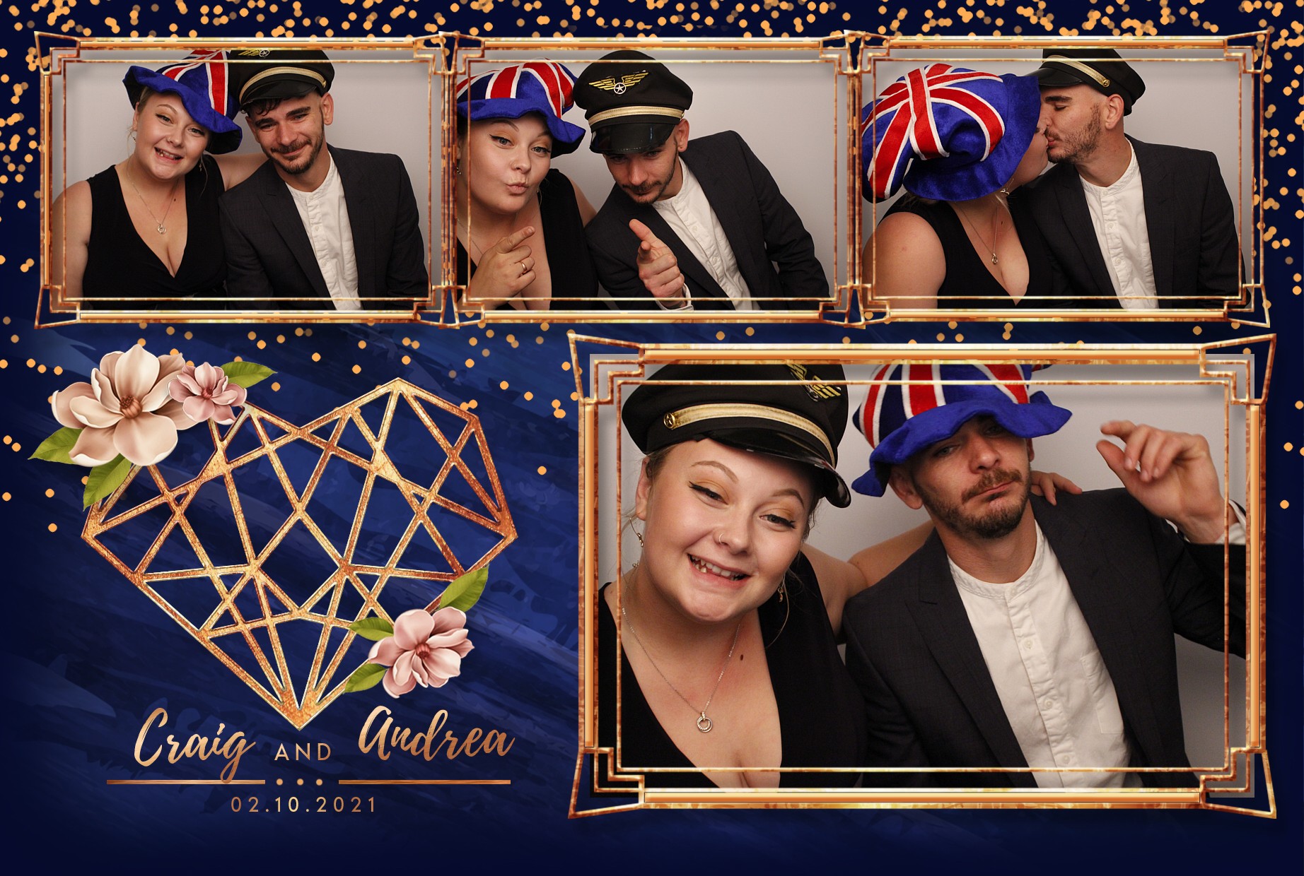 Craig and Andrea's Wedding  | View more photos from the event at gallery.myphotoboothexperience.co.uk/u/MyPhotoBoothExperienceLtd/Craig-and-Andreas-Wedding
