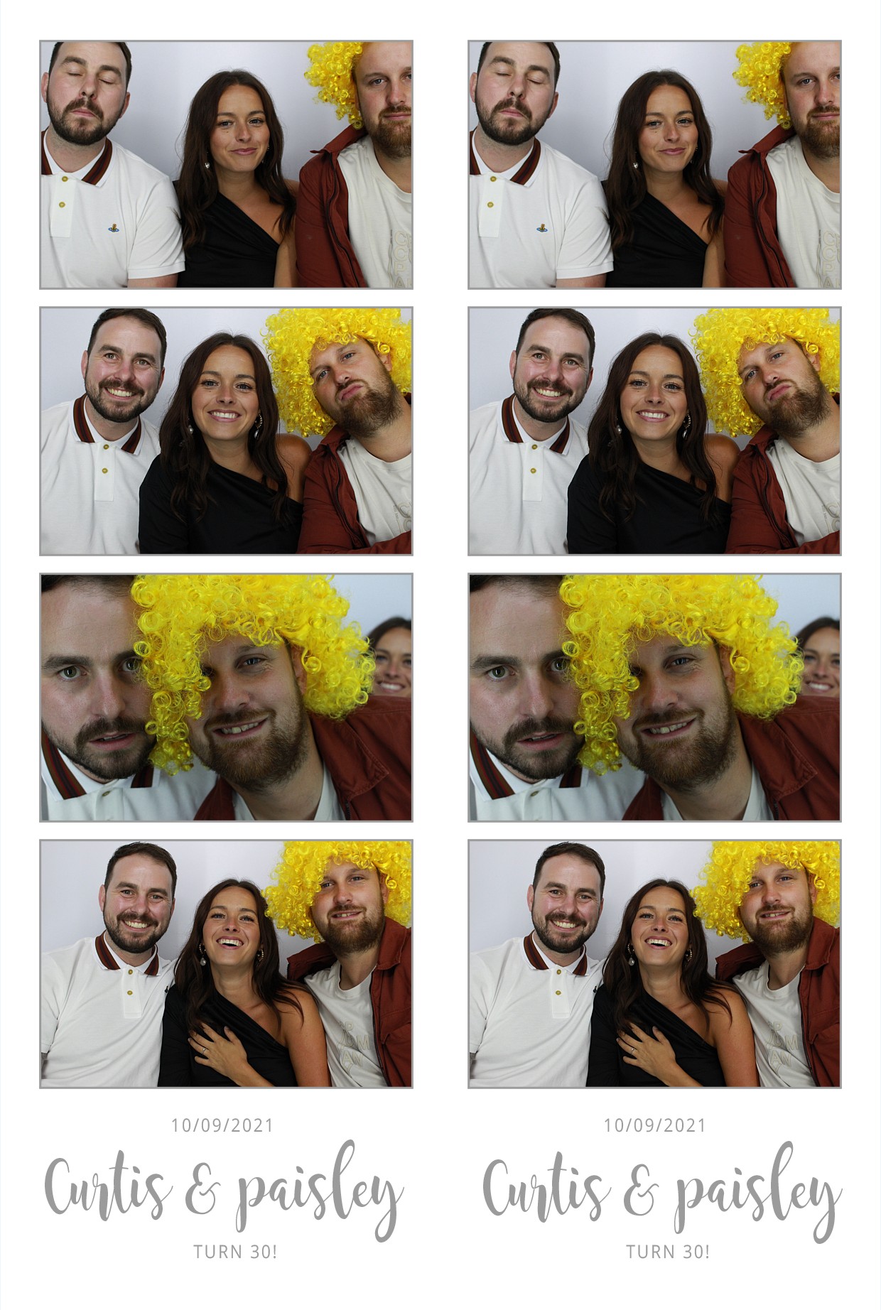 Curtis and Paisley's 30th Birthday  | View more photos from the event at gallery.myphotoboothexperience.co.uk/u/MyPhotoBoothExperienceLtd/Curtis-and-Paisleys-30th-Birthday