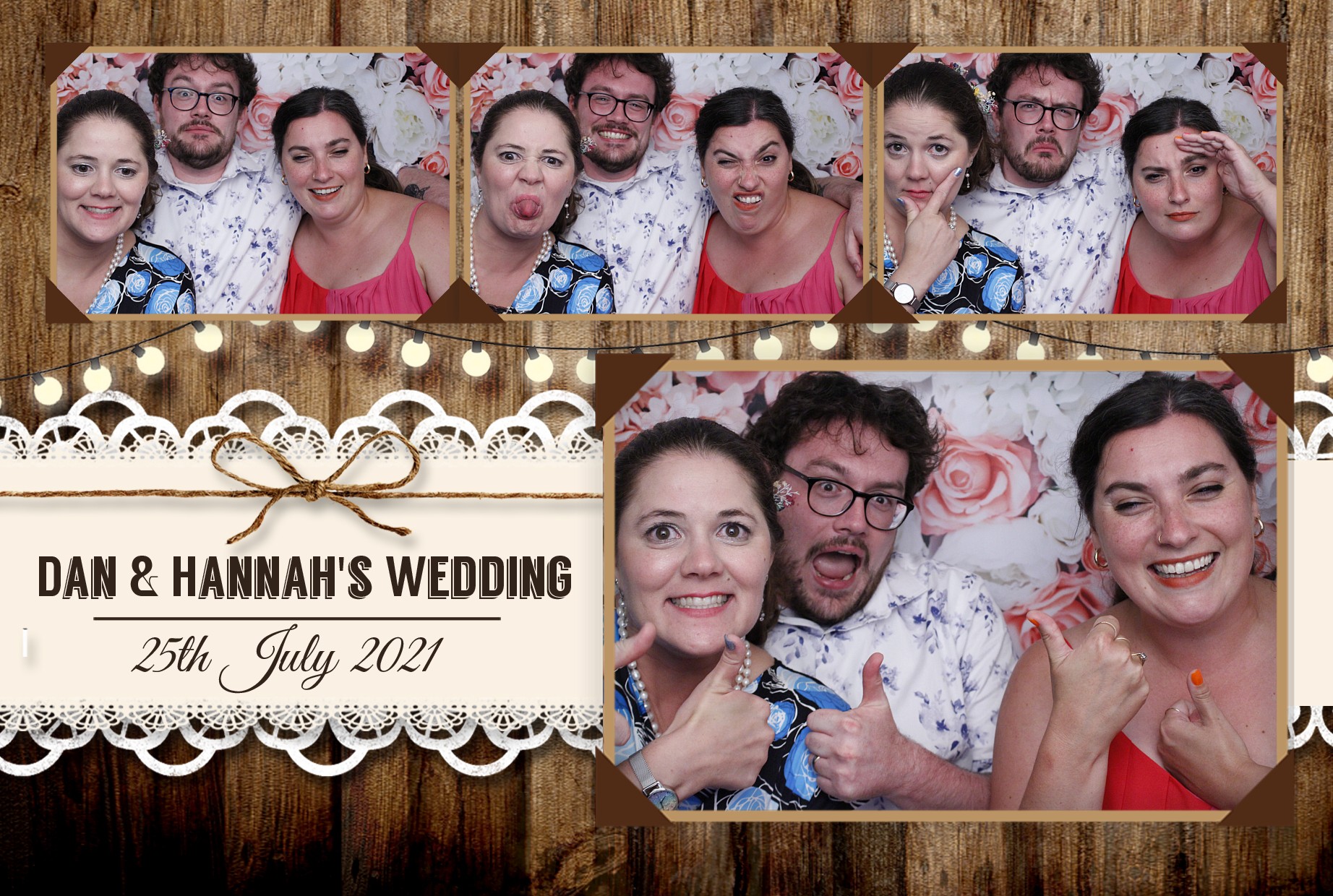 Dan & Hannah's Wedding | View more photos from the event at gallery.myphotoboothexperience.co.uk/u/MyPhotoBoothExperienceLtd/Dan-Hannahs-Wedding