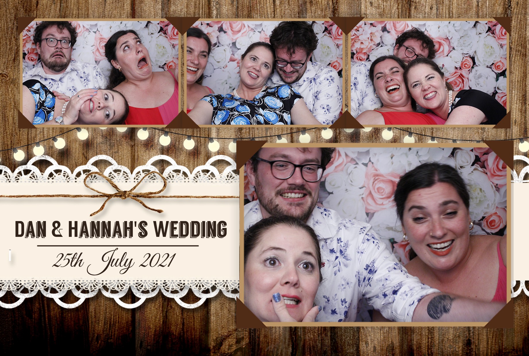 Dan & Hannah's Wedding | View more photos from the event at gallery.myphotoboothexperience.co.uk/u/MyPhotoBoothExperienceLtd/Dan-Hannahs-Wedding