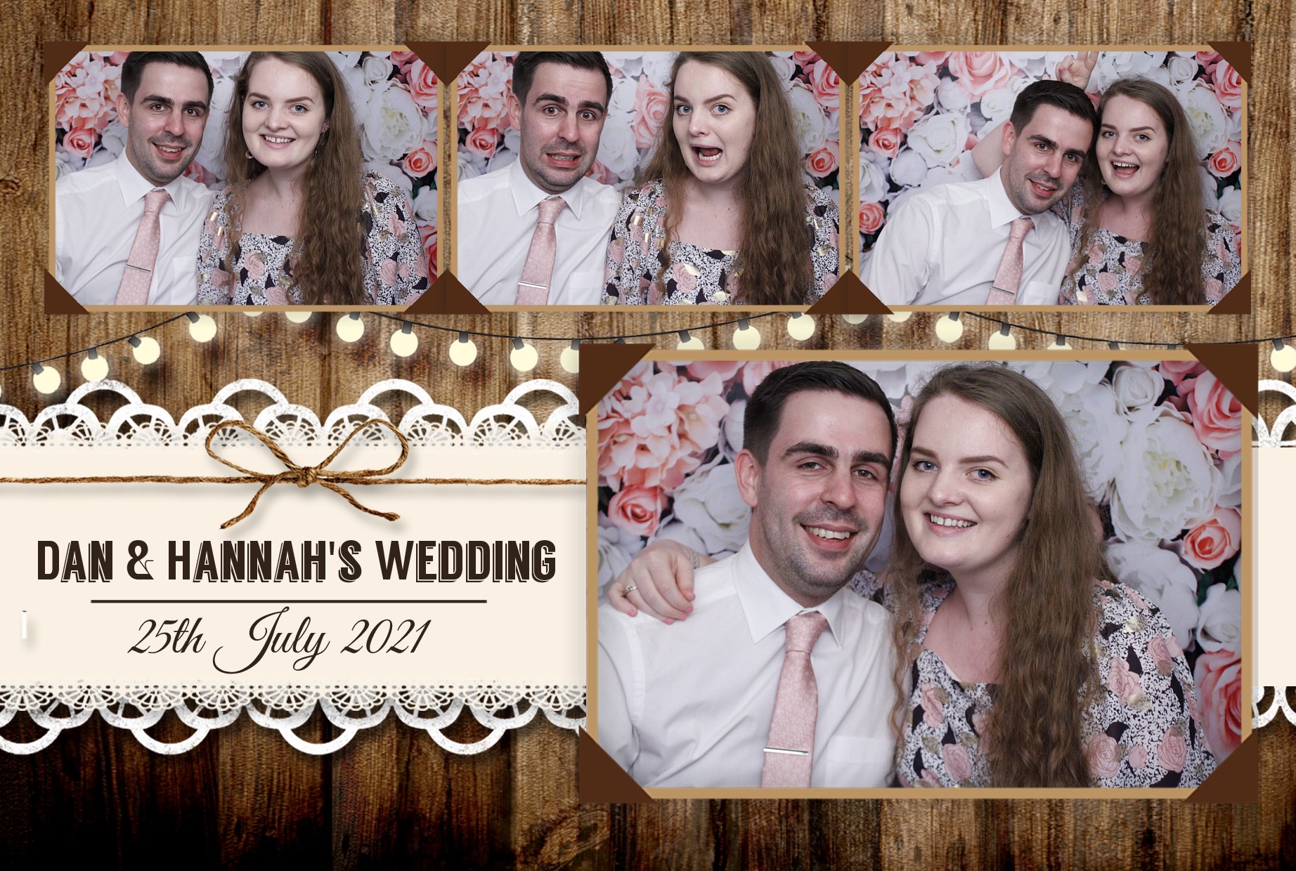Dan & Hannah's Wedding | View more photos from the event at gallery.myphotoboothexperience.co.uk/u/MyPhotoBoothExperienceLtd/Dan-Hannahs-Wedding