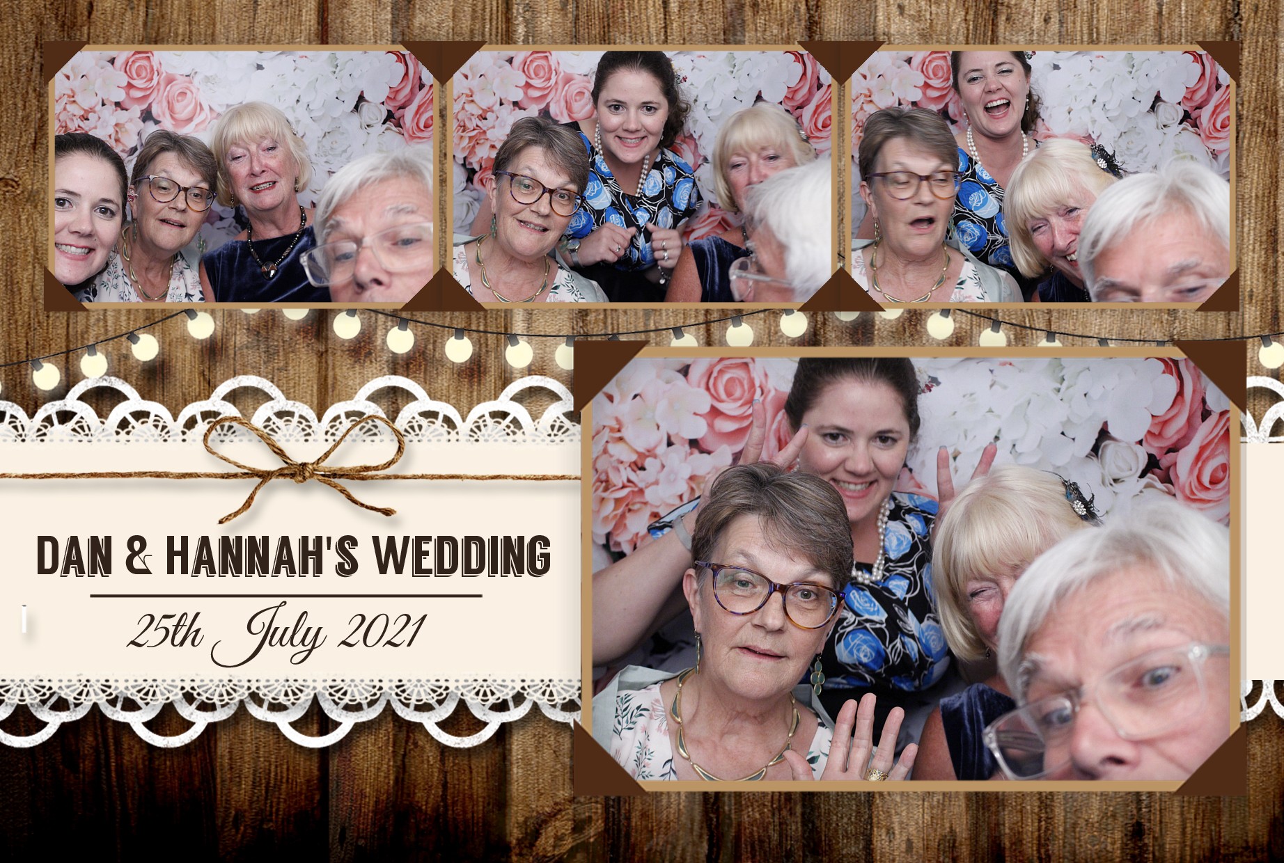 Dan & Hannah's Wedding | View more photos from the event at gallery.myphotoboothexperience.co.uk/u/MyPhotoBoothExperienceLtd/Dan-Hannahs-Wedding