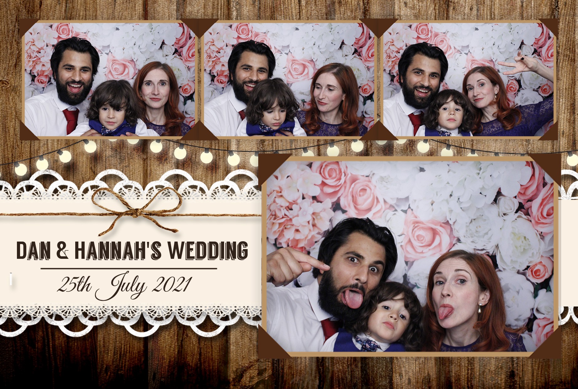 Dan & Hannah's Wedding | View more photos from the event at gallery.myphotoboothexperience.co.uk/u/MyPhotoBoothExperienceLtd/Dan-Hannahs-Wedding