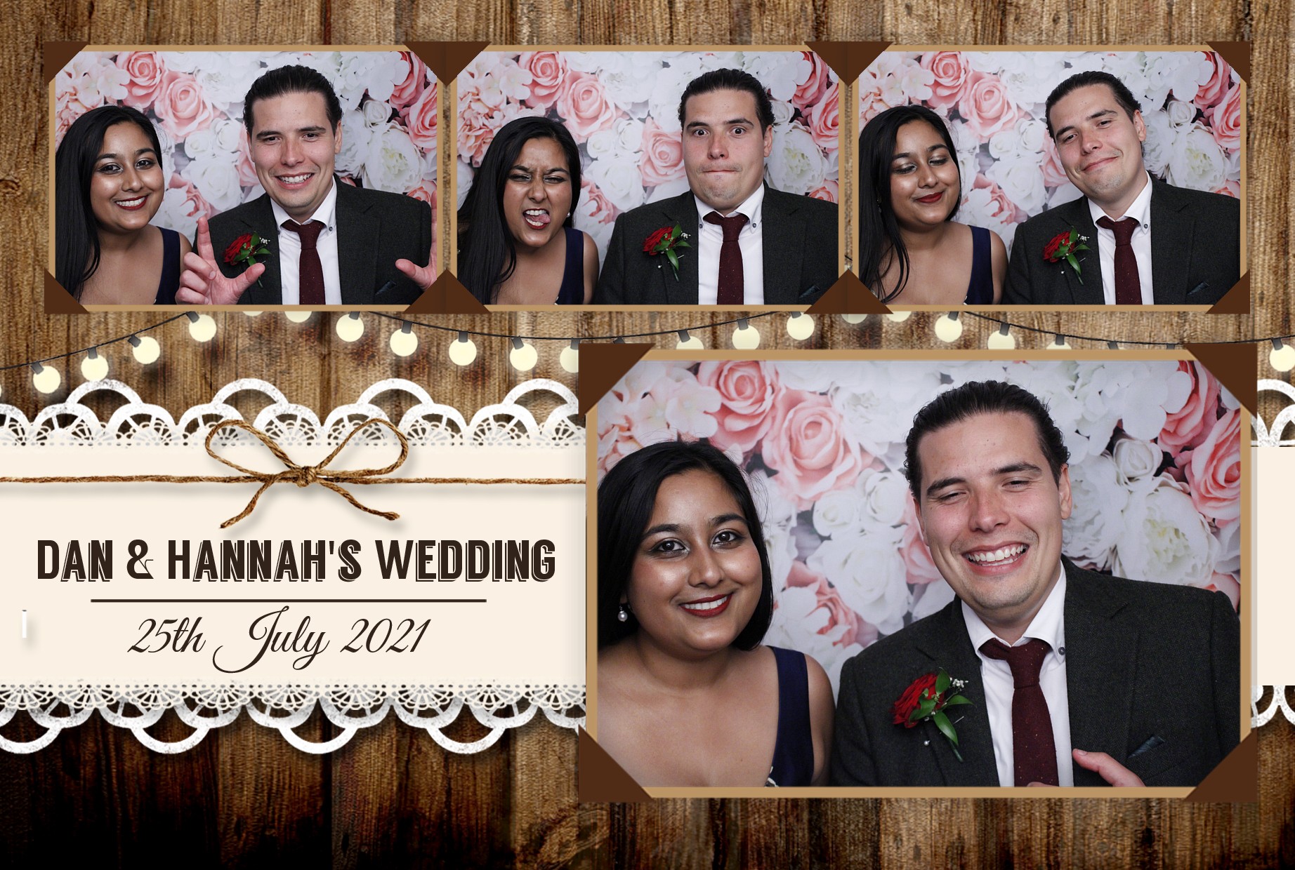 Dan & Hannah's Wedding | View more photos from the event at gallery.myphotoboothexperience.co.uk/u/MyPhotoBoothExperienceLtd/Dan-Hannahs-Wedding
