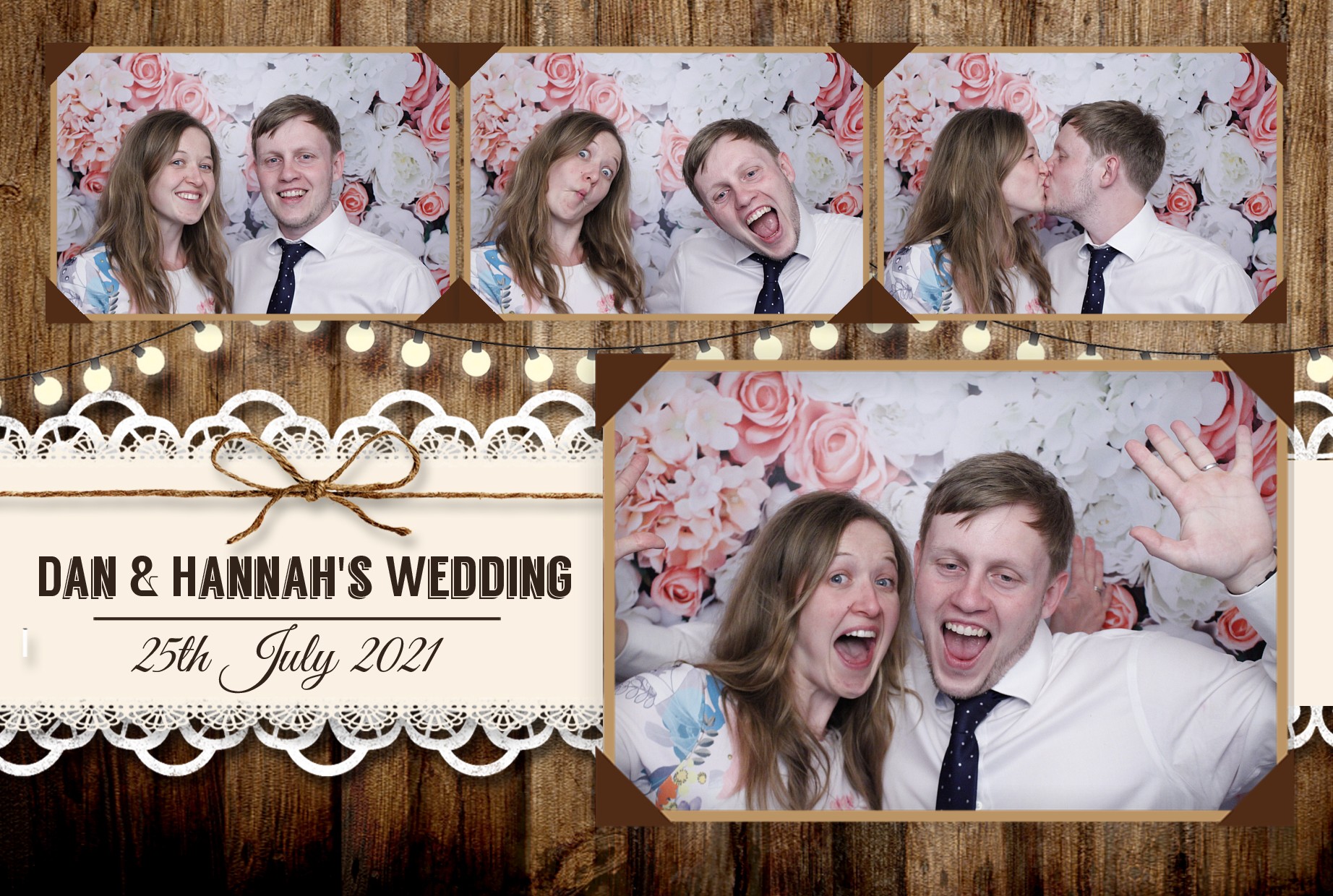 Dan & Hannah's Wedding | View more photos from the event at gallery.myphotoboothexperience.co.uk/u/MyPhotoBoothExperienceLtd/Dan-Hannahs-Wedding