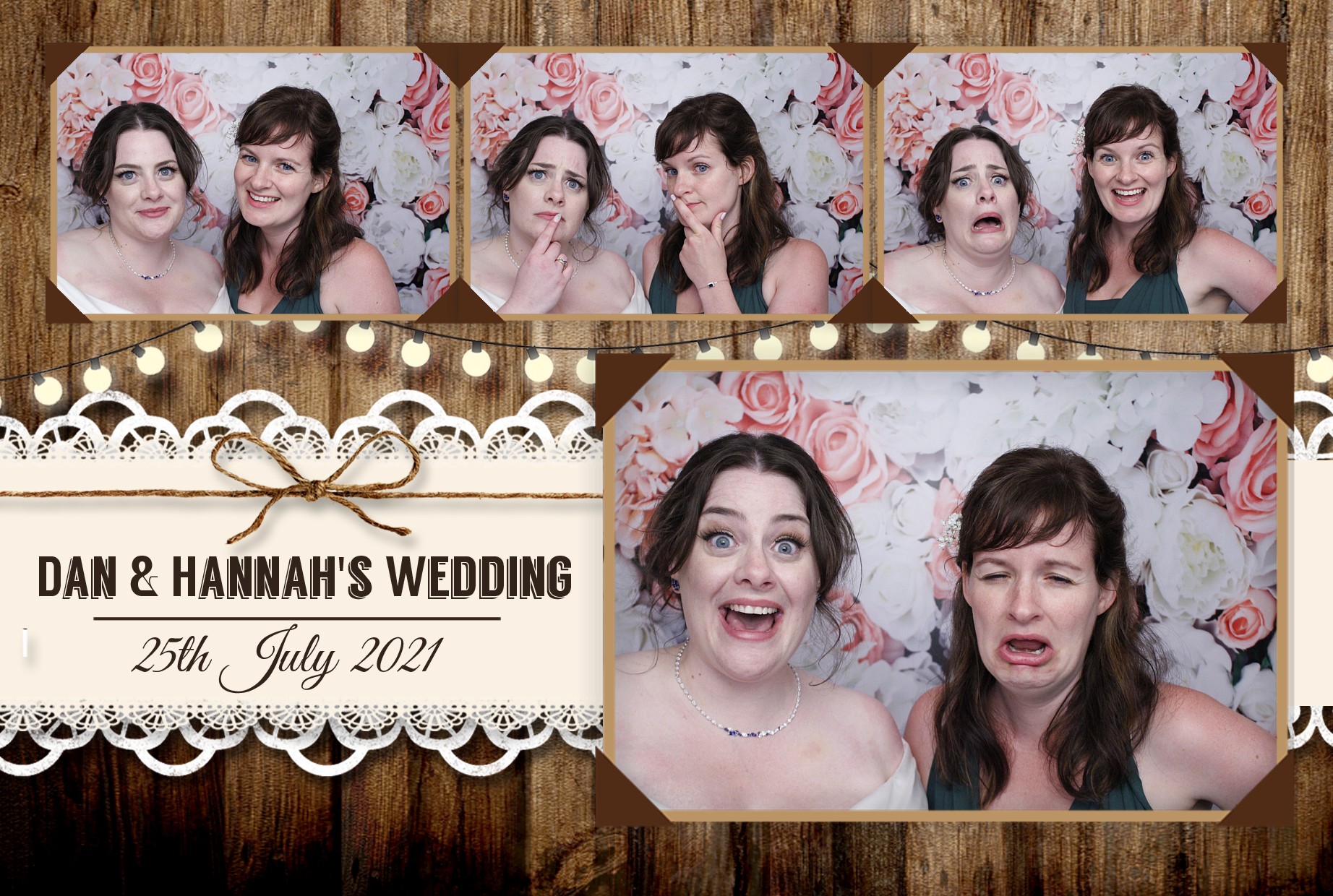 Dan & Hannah's Wedding | View more photos from the event at gallery.myphotoboothexperience.co.uk/u/MyPhotoBoothExperienceLtd/Dan-Hannahs-Wedding