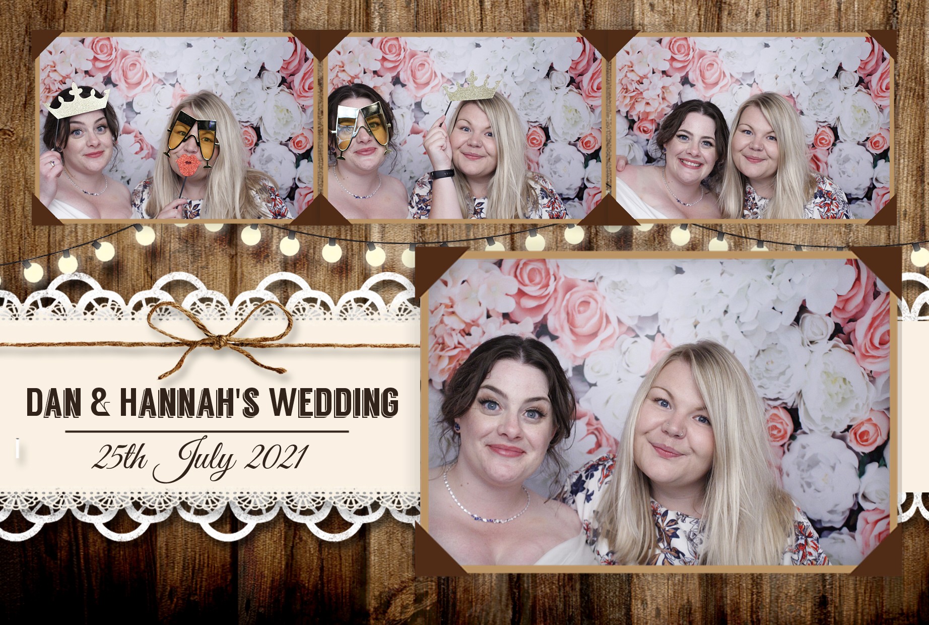Dan & Hannah's Wedding | View more photos from the event at gallery.myphotoboothexperience.co.uk/u/MyPhotoBoothExperienceLtd/Dan-Hannahs-Wedding