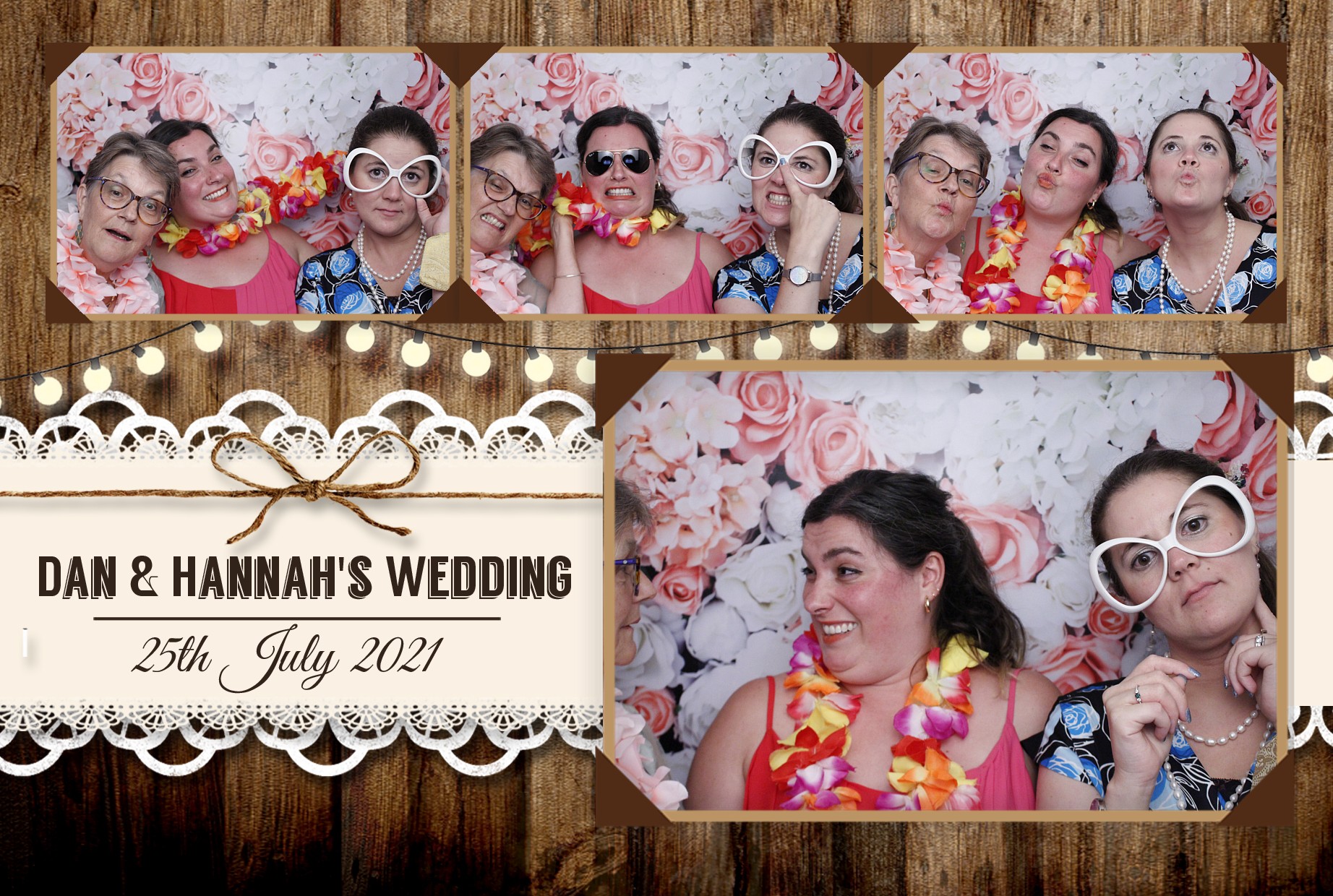 Dan & Hannah's Wedding | View more photos from the event at gallery.myphotoboothexperience.co.uk/u/MyPhotoBoothExperienceLtd/Dan-Hannahs-Wedding