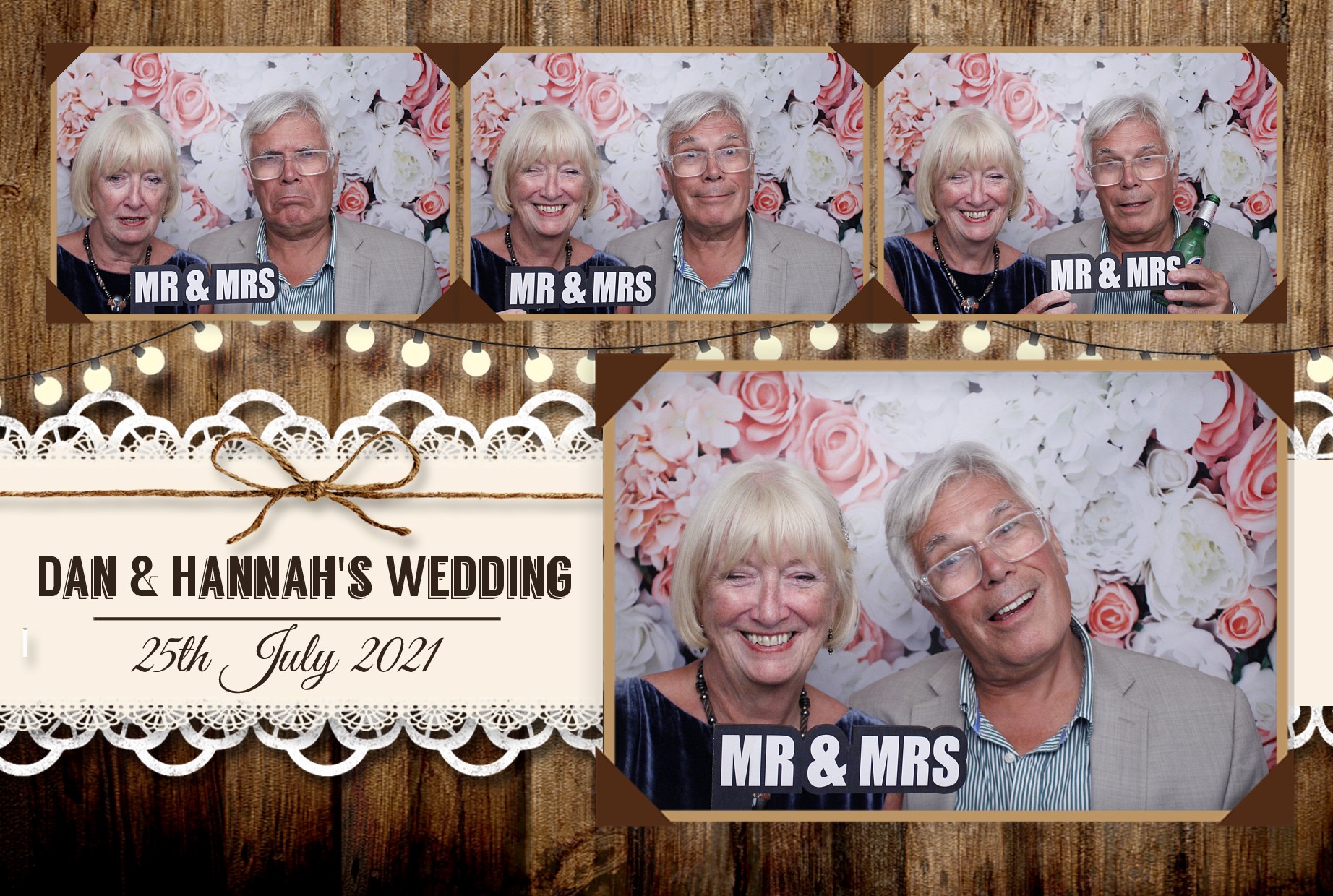 Dan & Hannah's Wedding | View more photos from the event at gallery.myphotoboothexperience.co.uk/u/MyPhotoBoothExperienceLtd/Dan-Hannahs-Wedding