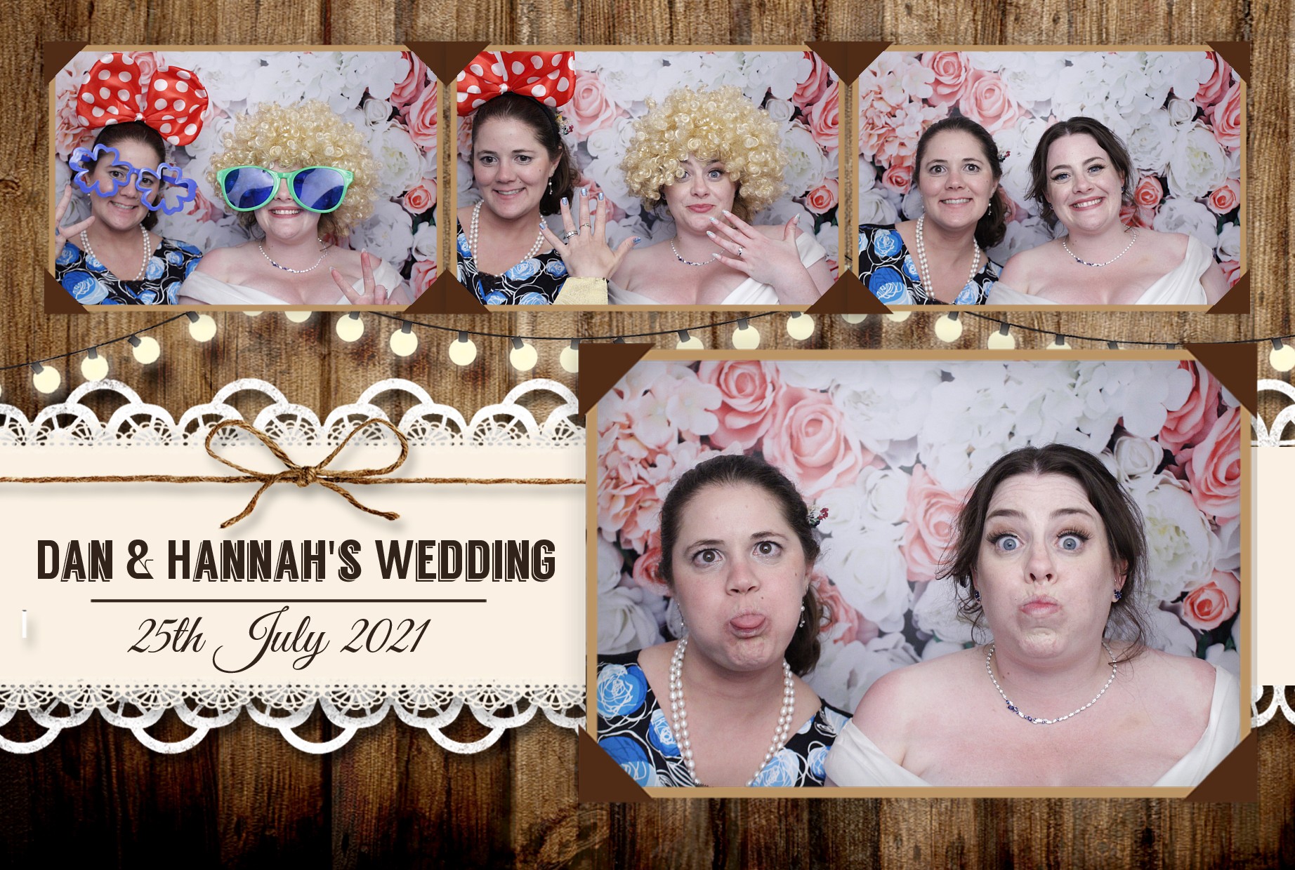 Dan & Hannah's Wedding | View more photos from the event at gallery.myphotoboothexperience.co.uk/u/MyPhotoBoothExperienceLtd/Dan-Hannahs-Wedding