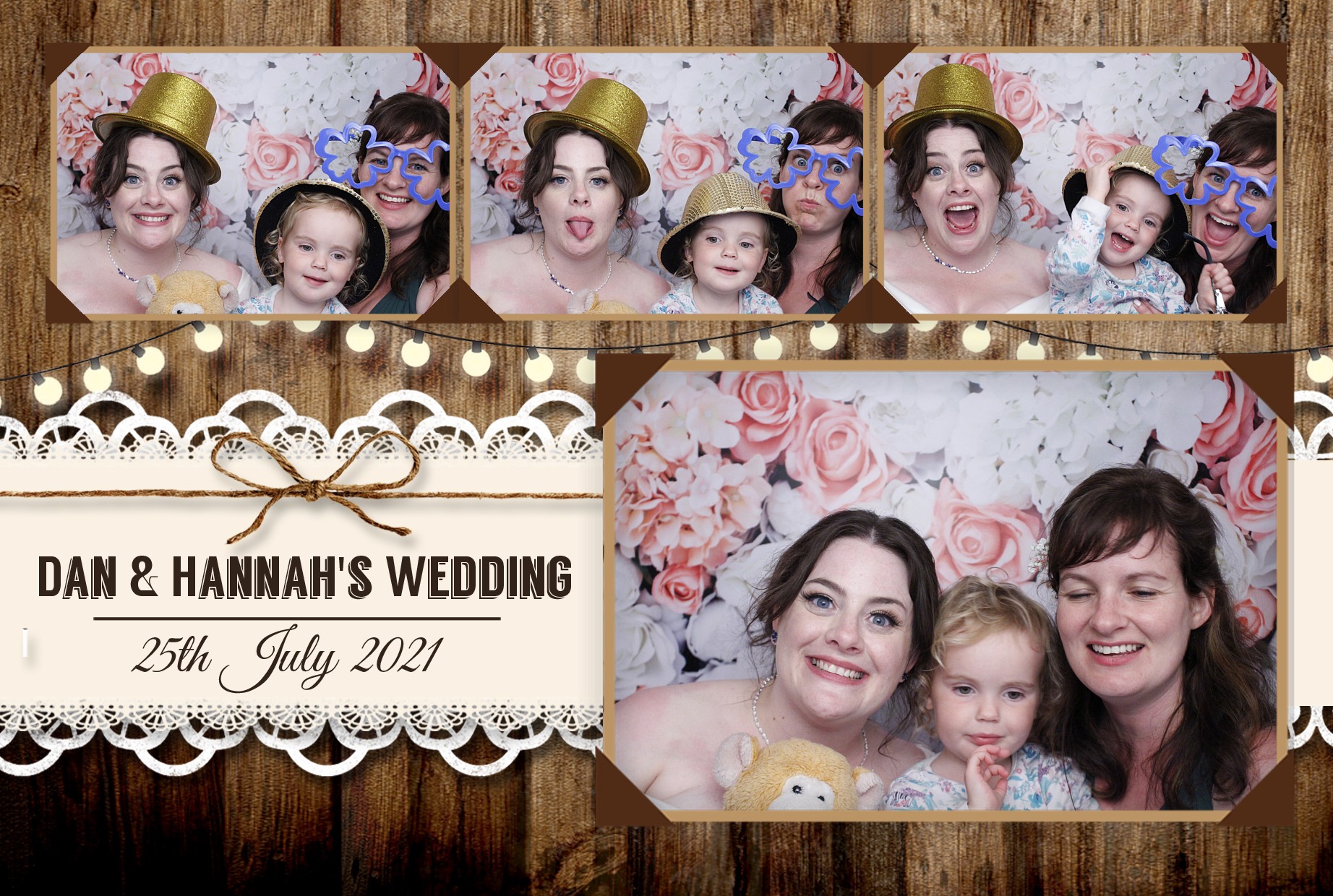 Dan & Hannah's Wedding | View more photos from the event at gallery.myphotoboothexperience.co.uk/u/MyPhotoBoothExperienceLtd/Dan-Hannahs-Wedding