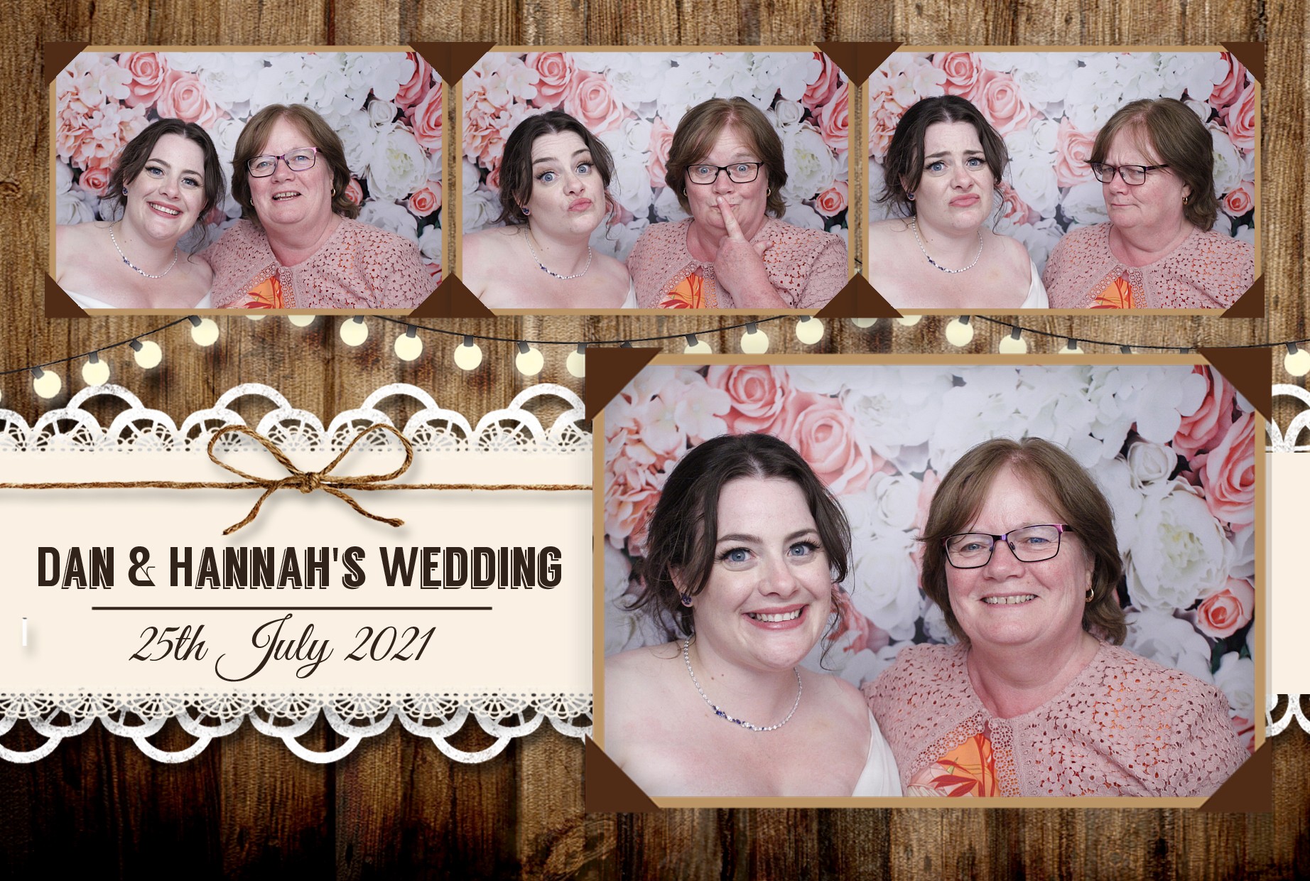 Dan & Hannah's Wedding | View more photos from the event at gallery.myphotoboothexperience.co.uk/u/MyPhotoBoothExperienceLtd/Dan-Hannahs-Wedding