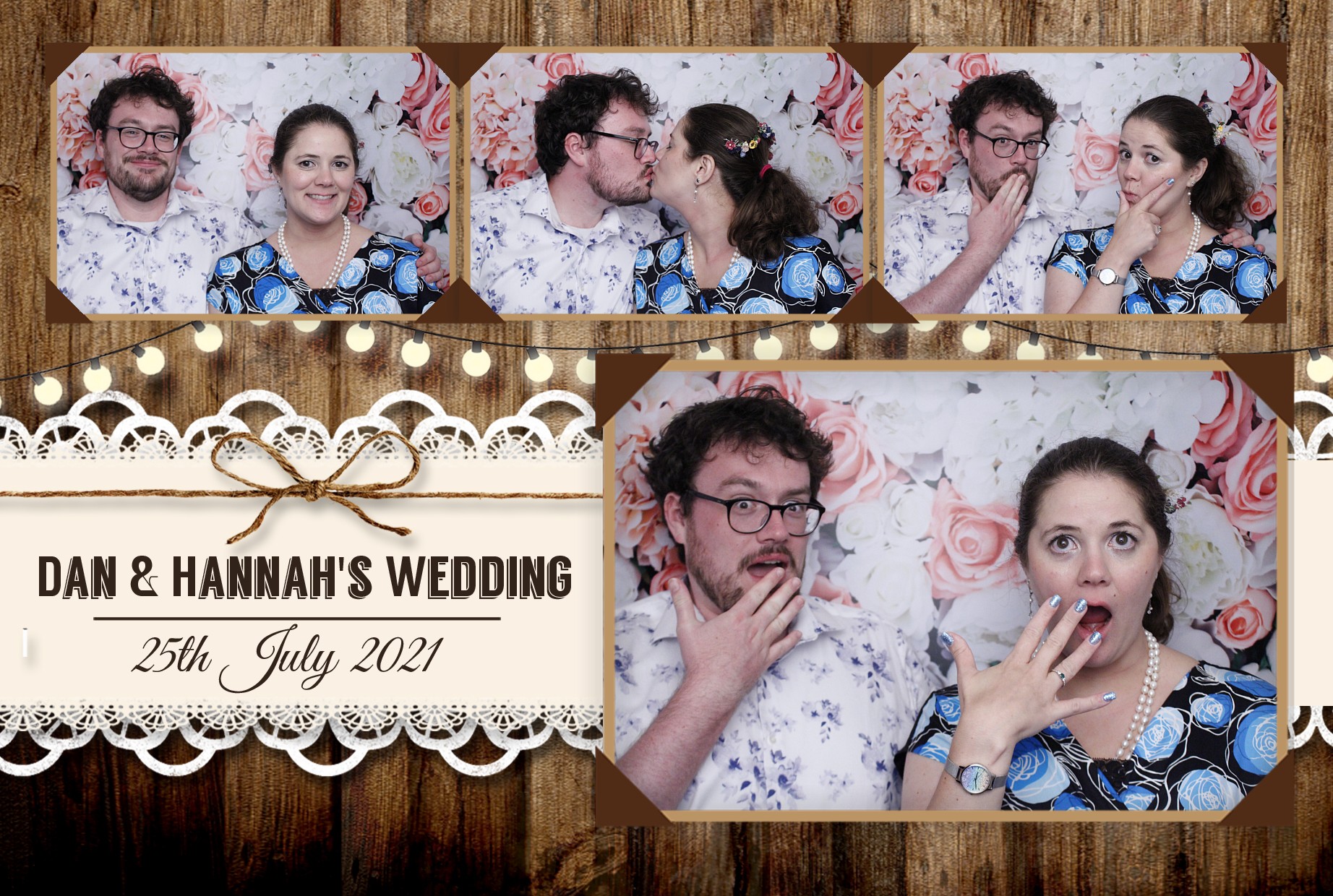 Dan & Hannah's Wedding | View more photos from the event at gallery.myphotoboothexperience.co.uk/u/MyPhotoBoothExperienceLtd/Dan-Hannahs-Wedding