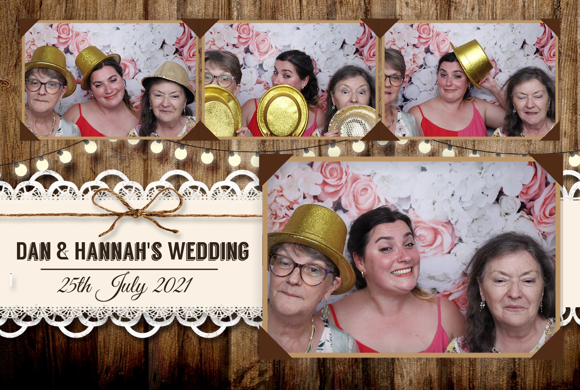 Dan & Hannah's Wedding | View more photos from the event at gallery.myphotoboothexperience.co.uk/u/MyPhotoBoothExperienceLtd/Dan-Hannahs-Wedding
