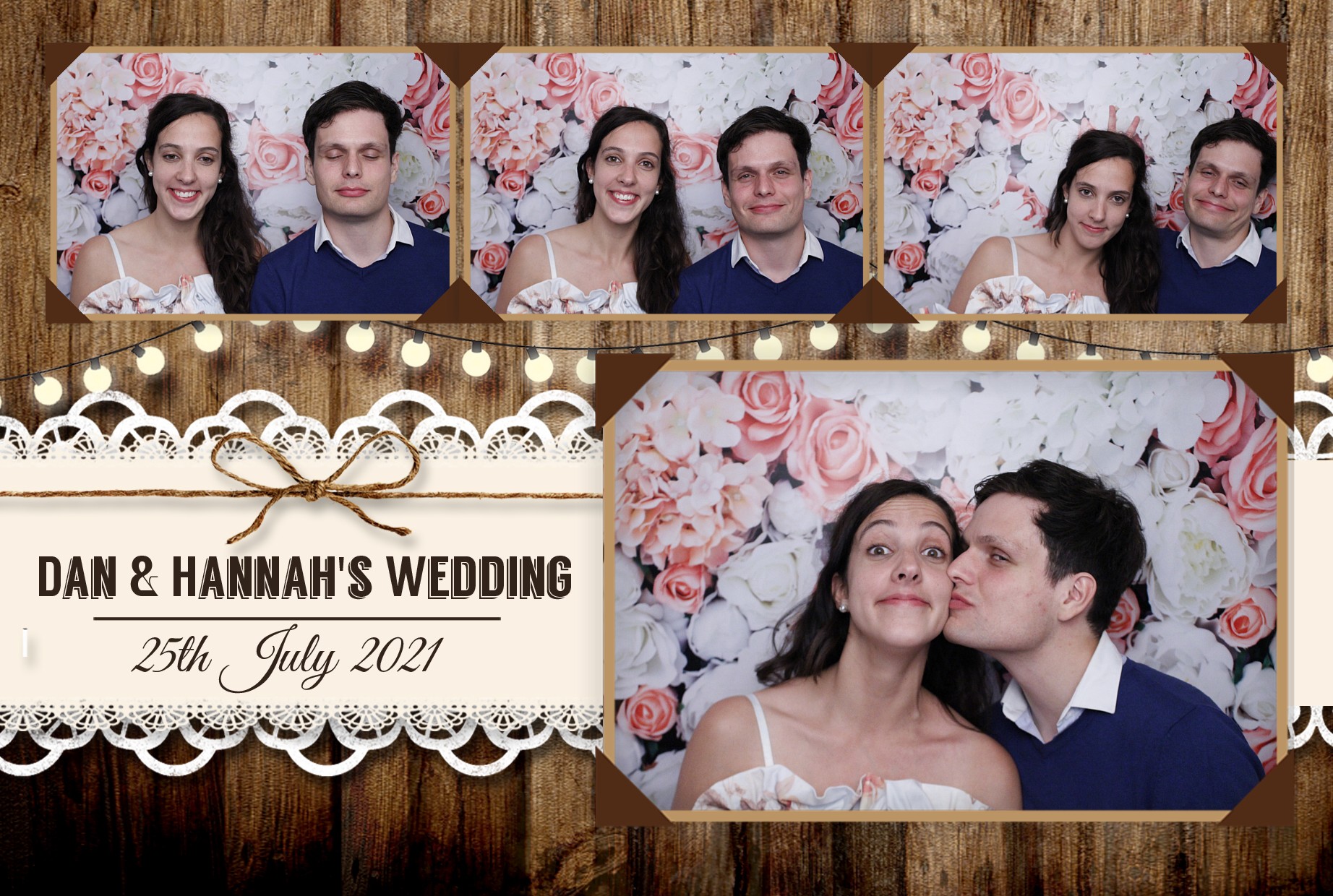 Dan & Hannah's Wedding | View more photos from the event at gallery.myphotoboothexperience.co.uk/u/MyPhotoBoothExperienceLtd/Dan-Hannahs-Wedding