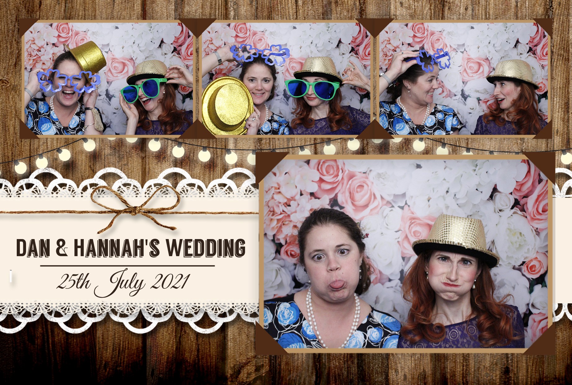 Dan & Hannah's Wedding | View more photos from the event at gallery.myphotoboothexperience.co.uk/u/MyPhotoBoothExperienceLtd/Dan-Hannahs-Wedding