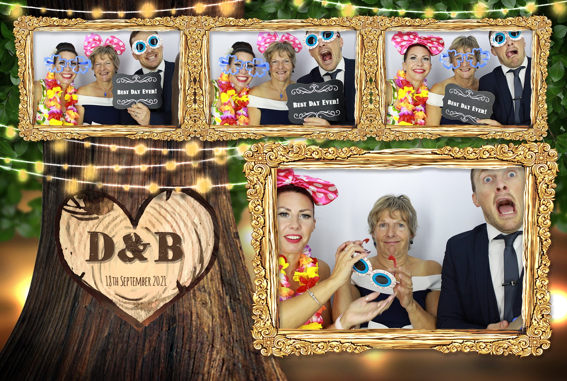 Dan and Becca's Wedding | View more photos from the event at gallery.myphotoboothexperience.co.uk/u/MyPhotoBoothExperienceLtd/Dan-and-Beccas-Wedding