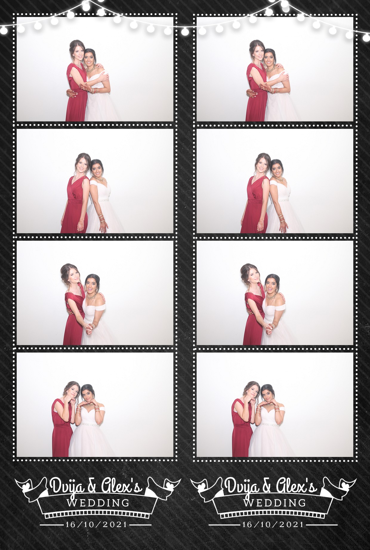 Diva and Alex's Wedding | View more photos from the event at gallery.myphotoboothexperience.co.uk/u/MyPhotoBoothExperienceLtd/Diva-and-Alexs-Wedding