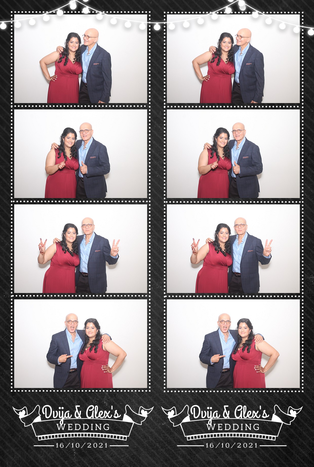 Diva and Alex's Wedding | View more photos from the event at gallery.myphotoboothexperience.co.uk/u/MyPhotoBoothExperienceLtd/Diva-and-Alexs-Wedding
