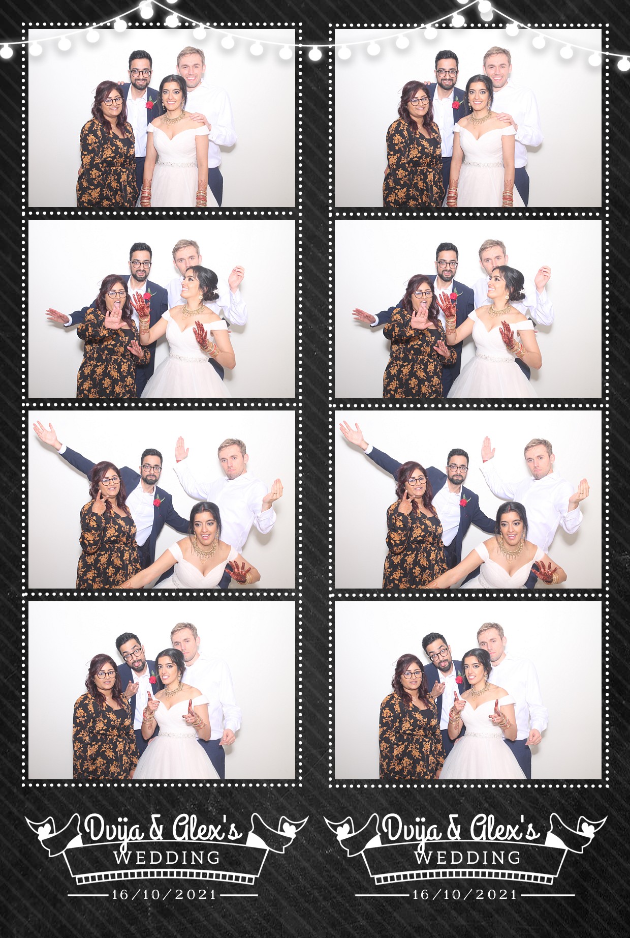 Diva and Alex's Wedding | View more photos from the event at gallery.myphotoboothexperience.co.uk/u/MyPhotoBoothExperienceLtd/Diva-and-Alexs-Wedding