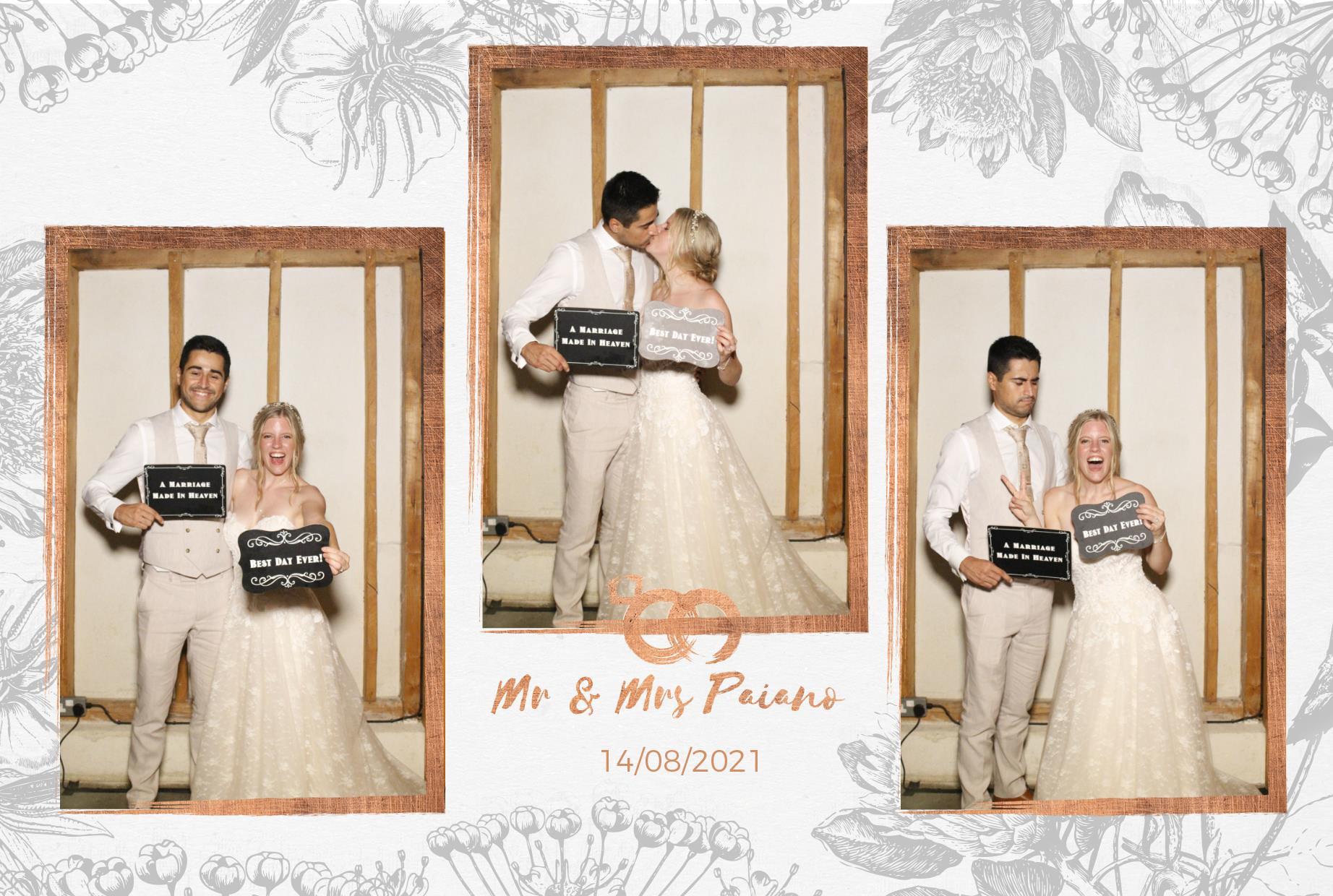 Gino & Amy's Wedding | View more photos from the event at gallery.myphotoboothexperience.co.uk/u/MyPhotoBoothExperienceLtd/Gino-Amys-Wedding