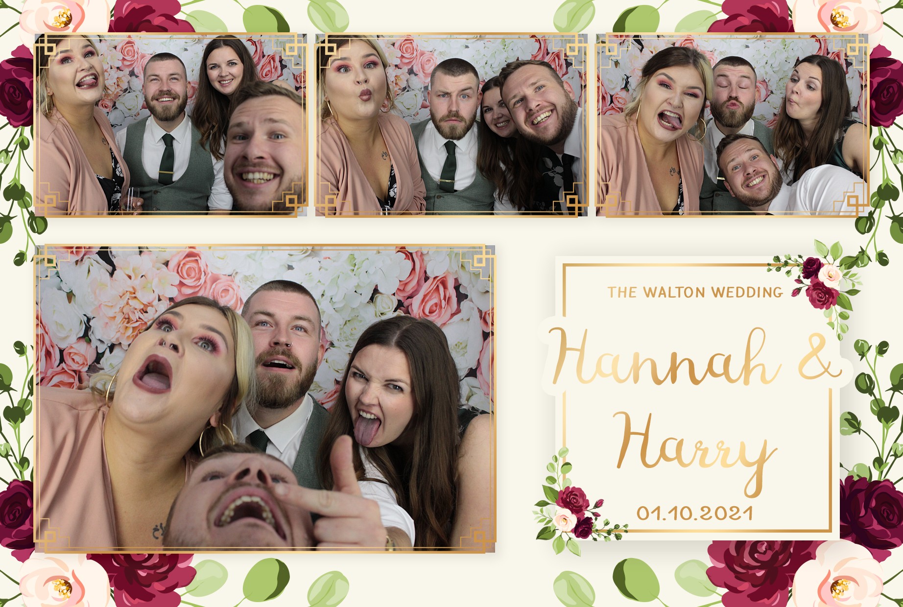 Harry and Hannah's Wedding  | View more photos from the event at gallery.myphotoboothexperience.co.uk/u/MyPhotoBoothExperienceLtd/Harry-and-Hannahs-Wedding