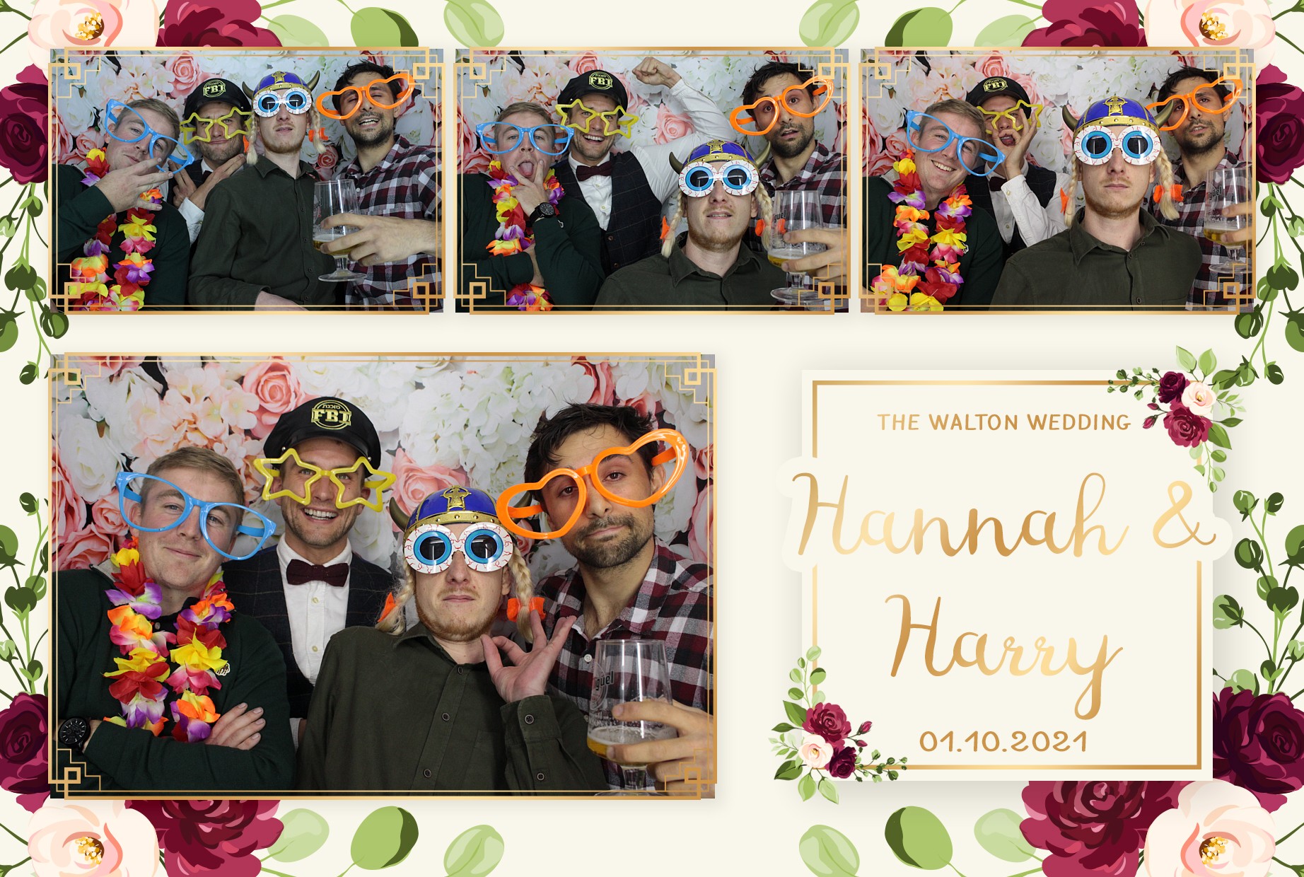 Harry and Hannah's Wedding  | View more photos from the event at gallery.myphotoboothexperience.co.uk/u/MyPhotoBoothExperienceLtd/Harry-and-Hannahs-Wedding