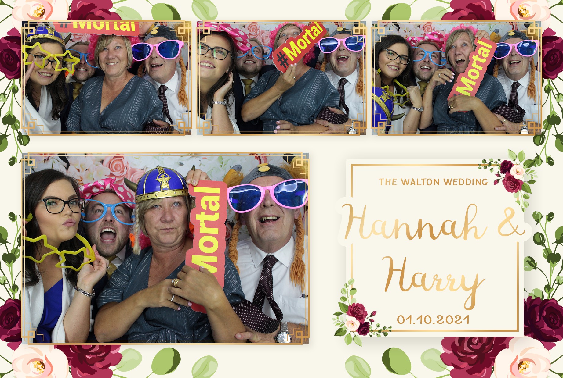 Harry and Hannah's Wedding  | View more photos from the event at gallery.myphotoboothexperience.co.uk/u/MyPhotoBoothExperienceLtd/Harry-and-Hannahs-Wedding
