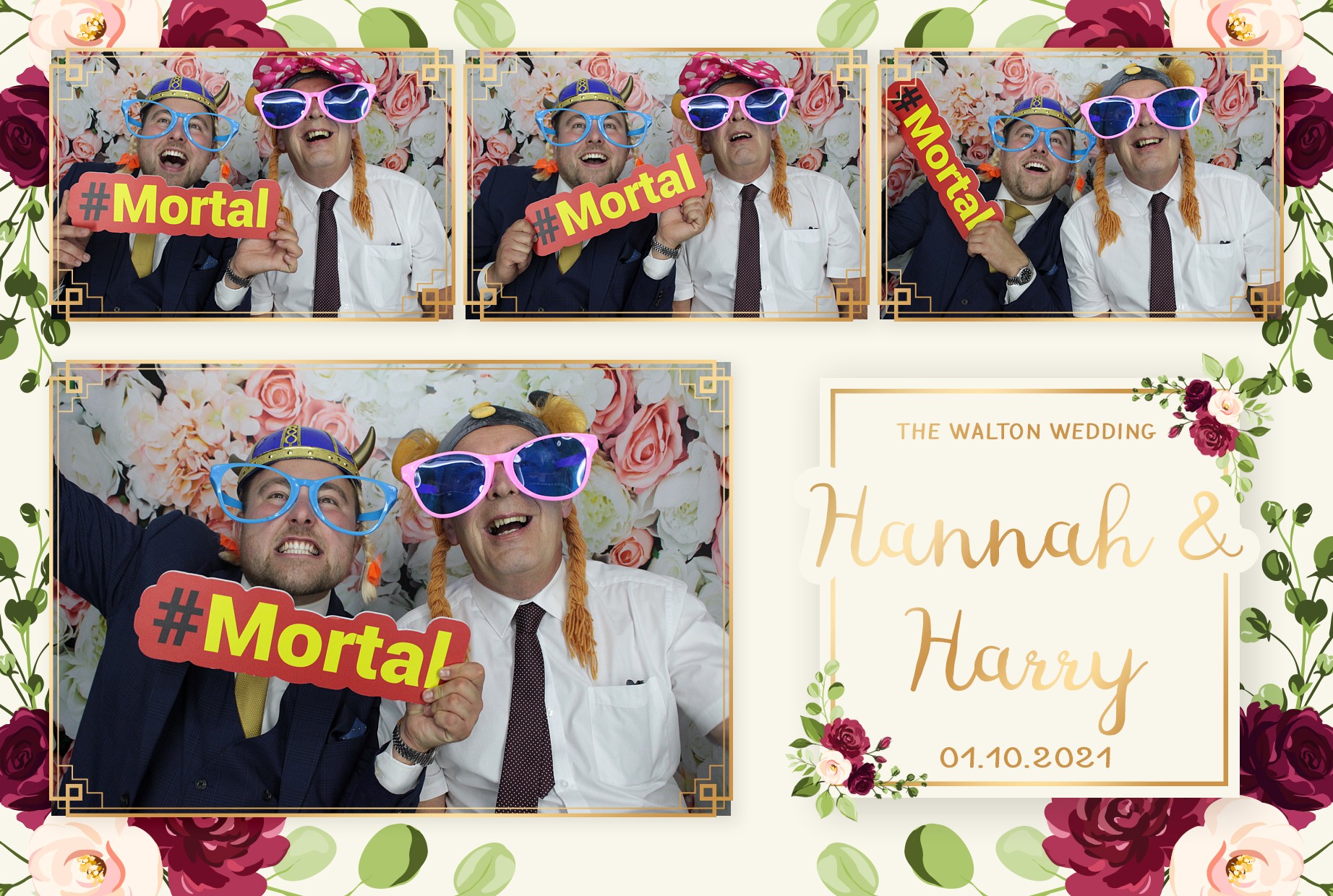 Harry and Hannah's Wedding  | View more photos from the event at gallery.myphotoboothexperience.co.uk/u/MyPhotoBoothExperienceLtd/Harry-and-Hannahs-Wedding