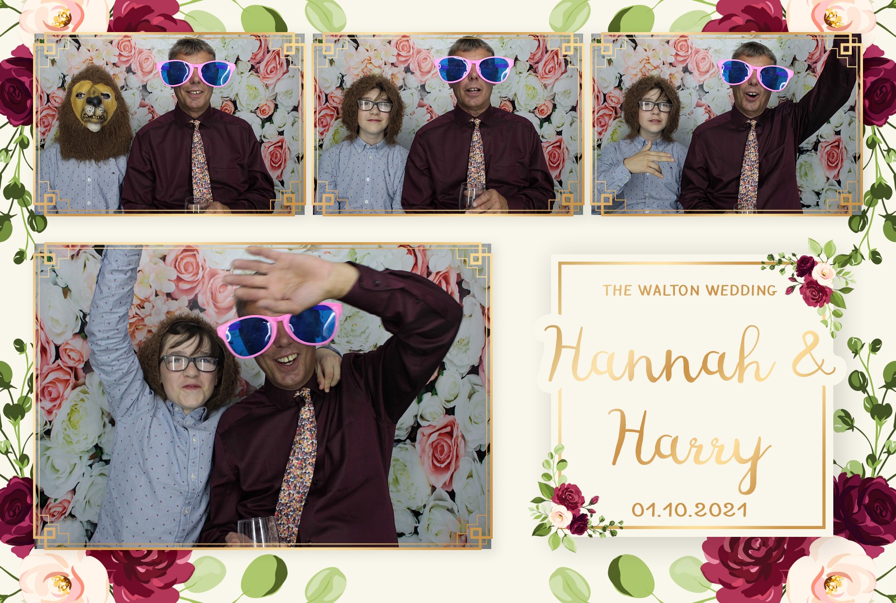 Harry and Hannah's Wedding  | View more photos from the event at gallery.myphotoboothexperience.co.uk/u/MyPhotoBoothExperienceLtd/Harry-and-Hannahs-Wedding