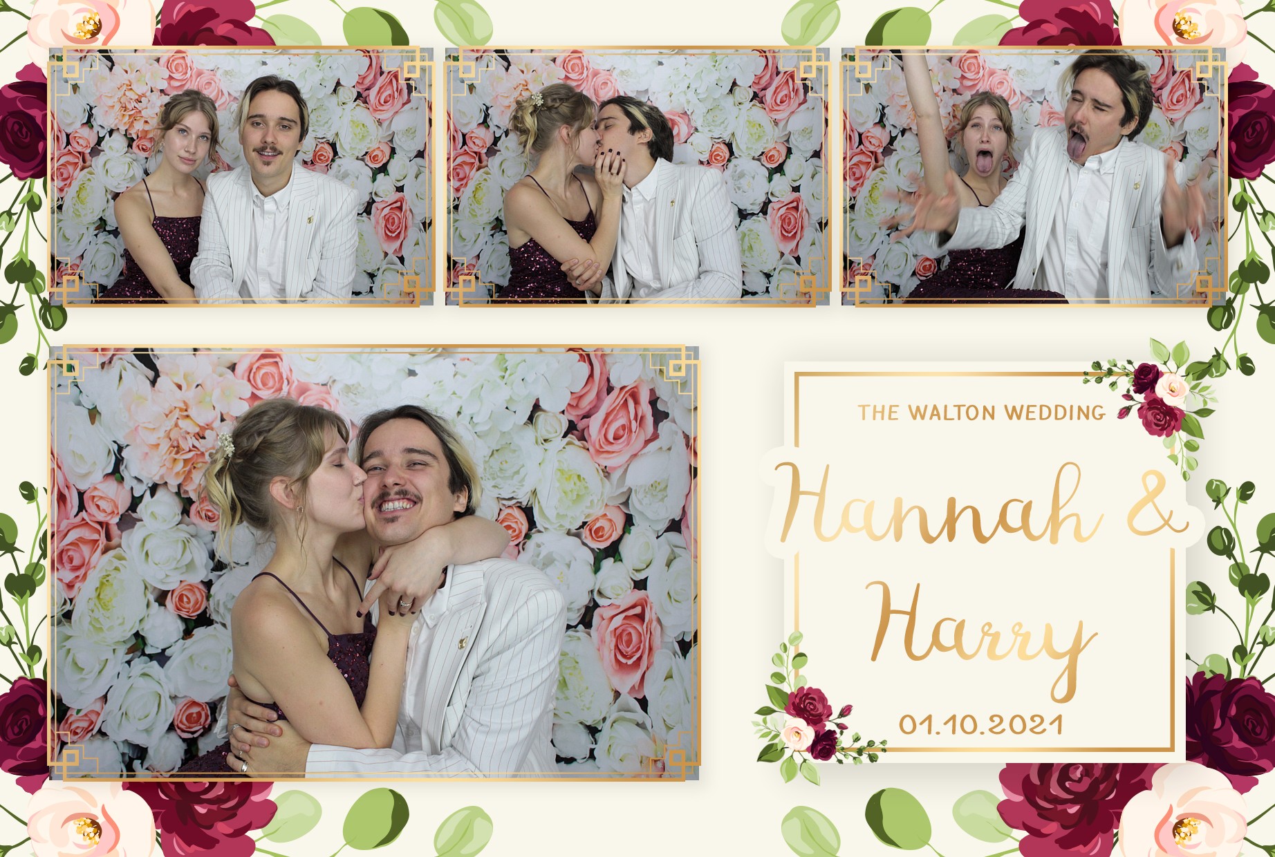 Harry and Hannah's Wedding  | View more photos from the event at gallery.myphotoboothexperience.co.uk/u/MyPhotoBoothExperienceLtd/Harry-and-Hannahs-Wedding