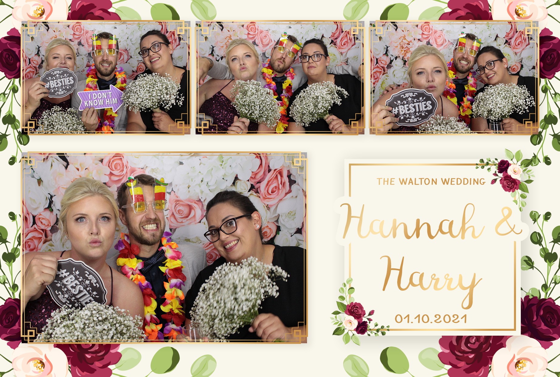 Harry and Hannah's Wedding  | View more photos from the event at gallery.myphotoboothexperience.co.uk/u/MyPhotoBoothExperienceLtd/Harry-and-Hannahs-Wedding