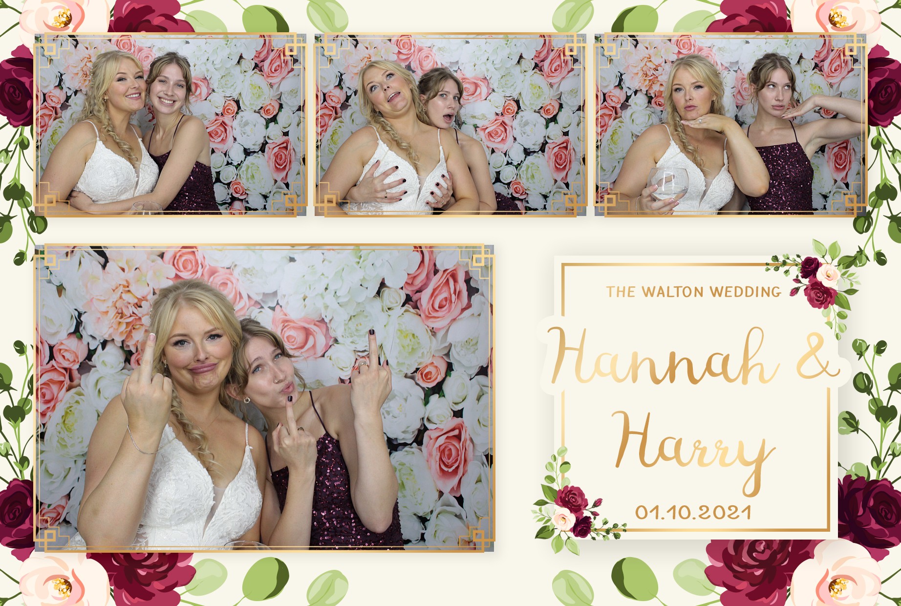 Harry and Hannah's Wedding  | View more photos from the event at gallery.myphotoboothexperience.co.uk/u/MyPhotoBoothExperienceLtd/Harry-and-Hannahs-Wedding