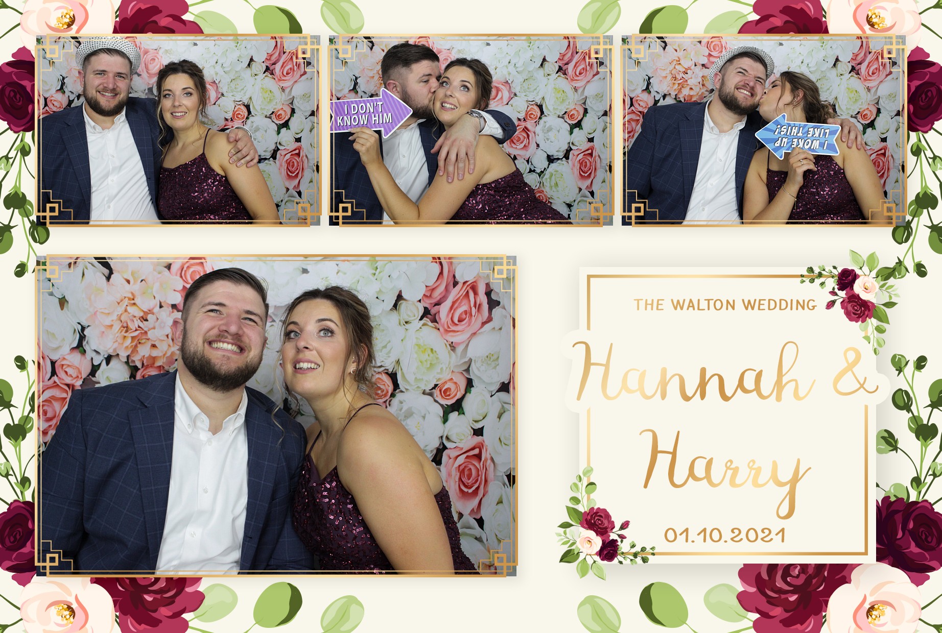 Harry and Hannah's Wedding  | View more photos from the event at gallery.myphotoboothexperience.co.uk/u/MyPhotoBoothExperienceLtd/Harry-and-Hannahs-Wedding