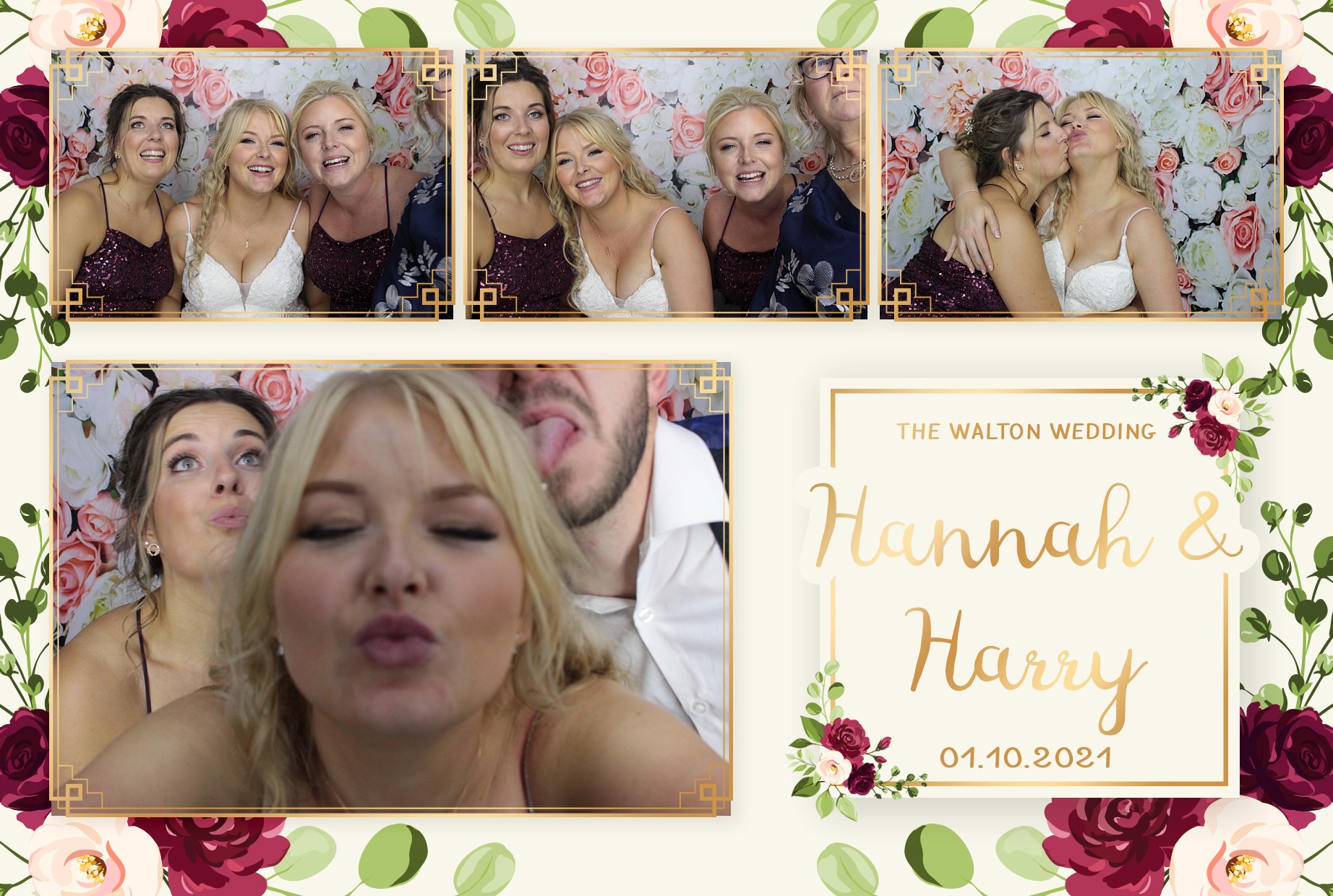 Harry and Hannah's Wedding  | View more photos from the event at gallery.myphotoboothexperience.co.uk/u/MyPhotoBoothExperienceLtd/Harry-and-Hannahs-Wedding