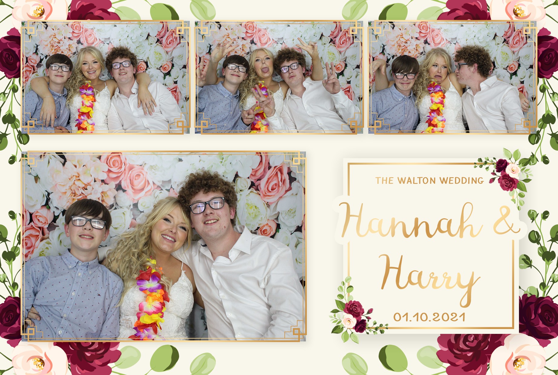 Harry and Hannah's Wedding  | View more photos from the event at gallery.myphotoboothexperience.co.uk/u/MyPhotoBoothExperienceLtd/Harry-and-Hannahs-Wedding