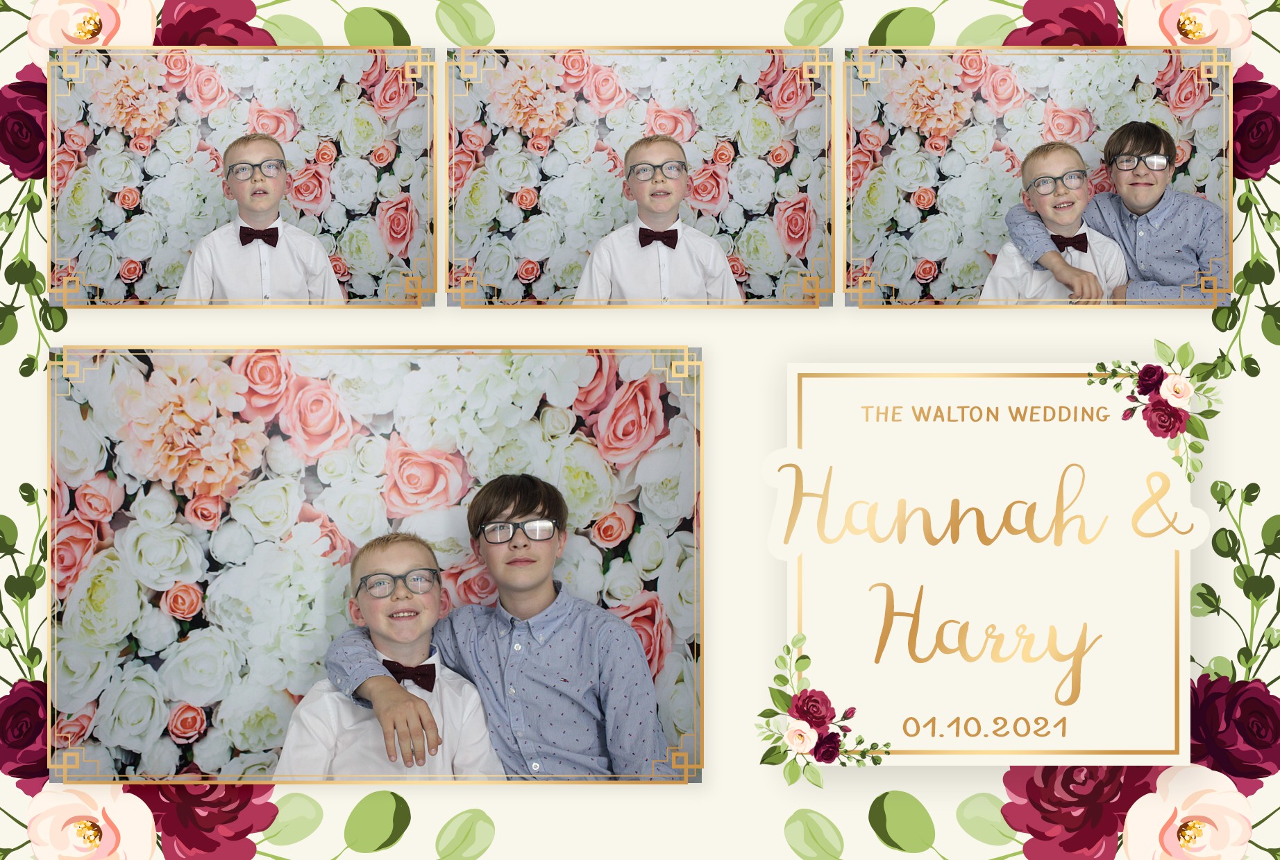 Harry and Hannah's Wedding  | View more photos from the event at gallery.myphotoboothexperience.co.uk/u/MyPhotoBoothExperienceLtd/Harry-and-Hannahs-Wedding