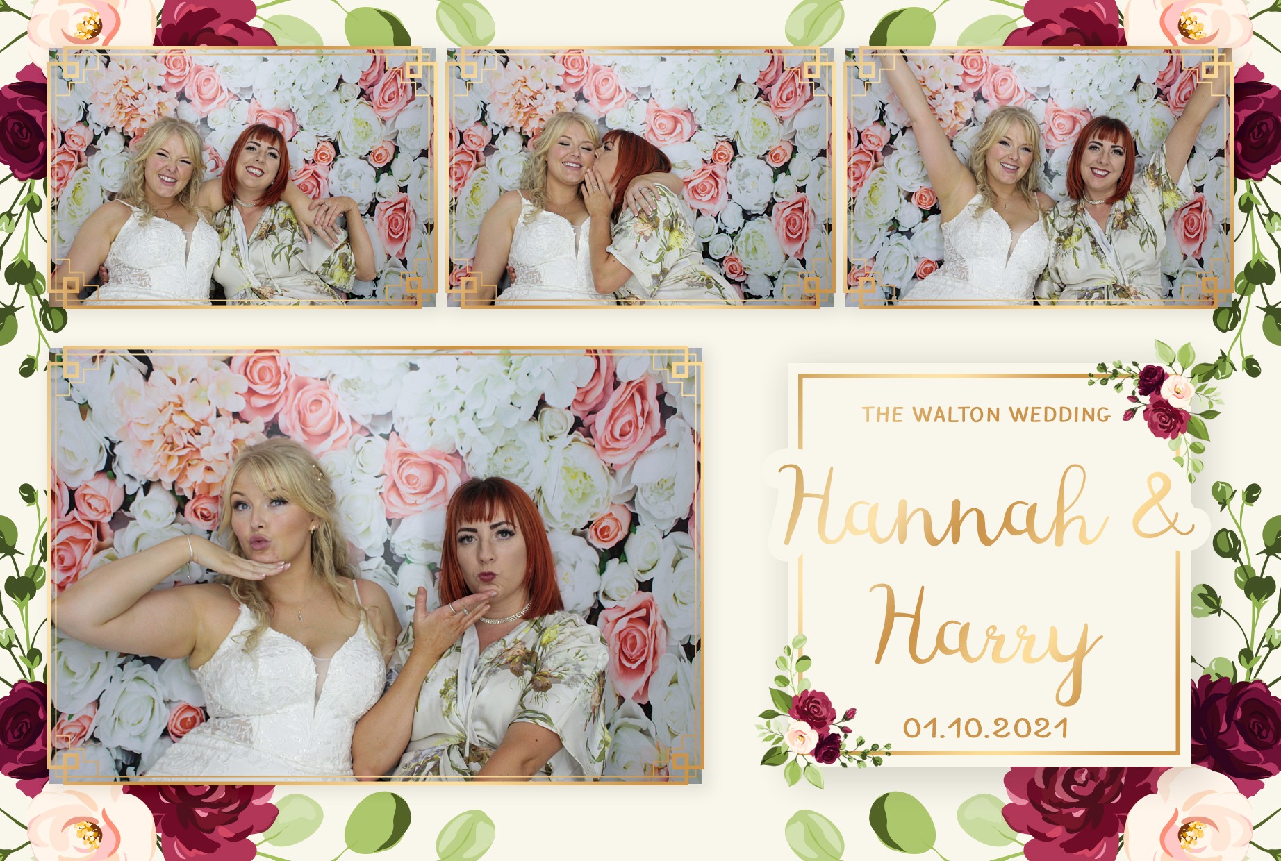 Harry and Hannah's Wedding  | View more photos from the event at gallery.myphotoboothexperience.co.uk/u/MyPhotoBoothExperienceLtd/Harry-and-Hannahs-Wedding