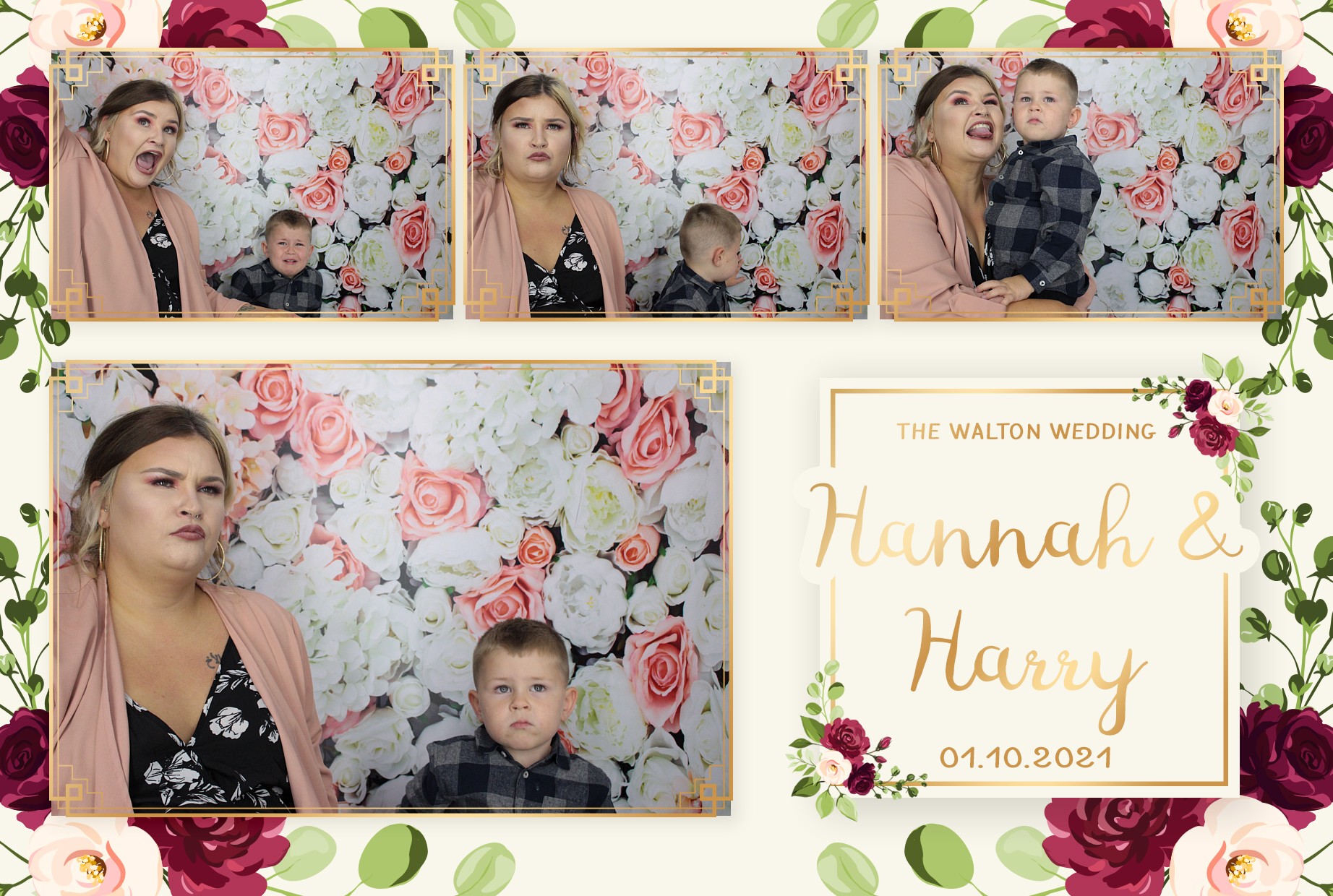 Harry and Hannah's Wedding  | View more photos from the event at gallery.myphotoboothexperience.co.uk/u/MyPhotoBoothExperienceLtd/Harry-and-Hannahs-Wedding