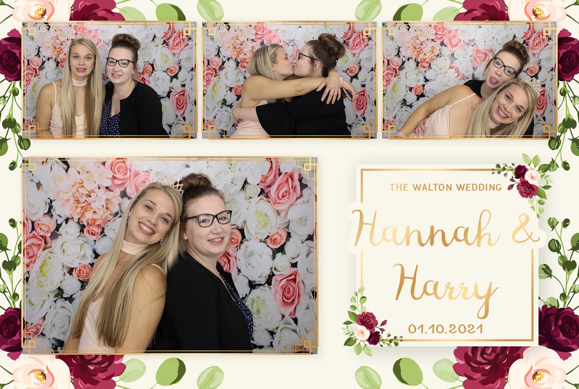 Harry and Hannah's Wedding  | View more photos from the event at gallery.myphotoboothexperience.co.uk/u/MyPhotoBoothExperienceLtd/Harry-and-Hannahs-Wedding