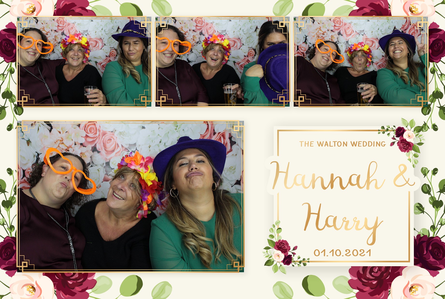 Harry and Hannah's Wedding  | View more photos from the event at gallery.myphotoboothexperience.co.uk/u/MyPhotoBoothExperienceLtd/Harry-and-Hannahs-Wedding
